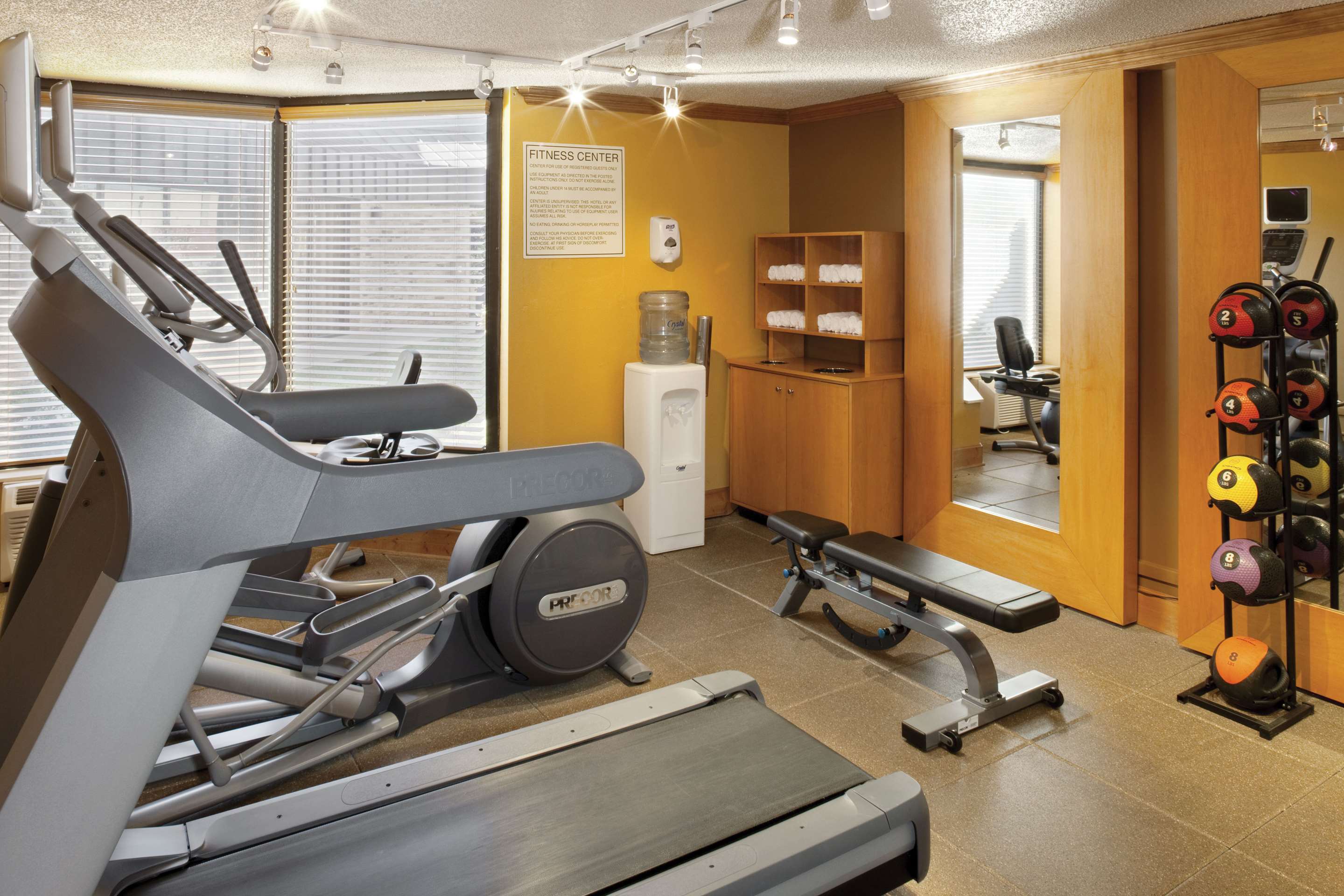 Health club fitness center gym | DoubleTree by Hilton Murfreesboro