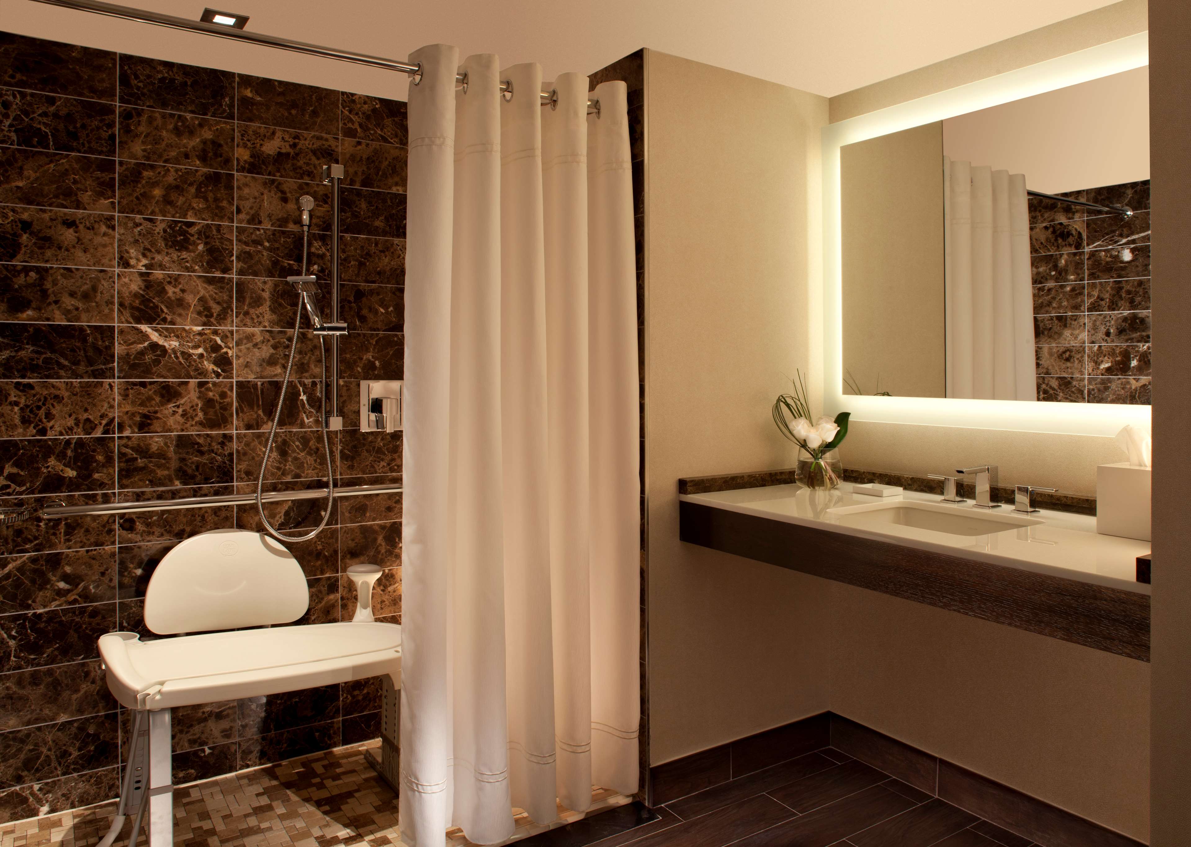 HILTON MCLEAN TYSONS CORNER Room Type - 1 KING ACC W  RI SHWR