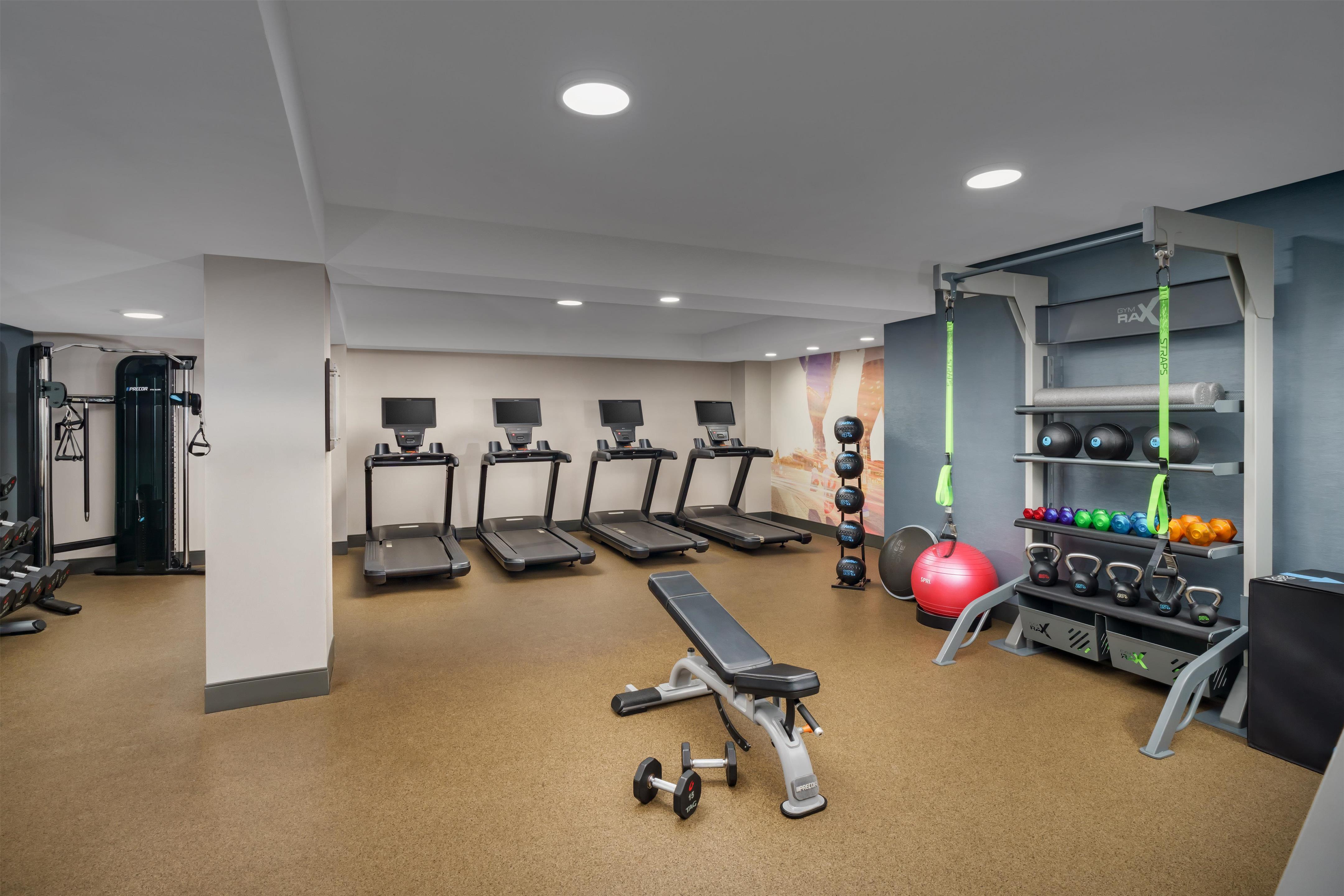 Health club fitness center gym | DoubleTree by Hilton Orlando Airport