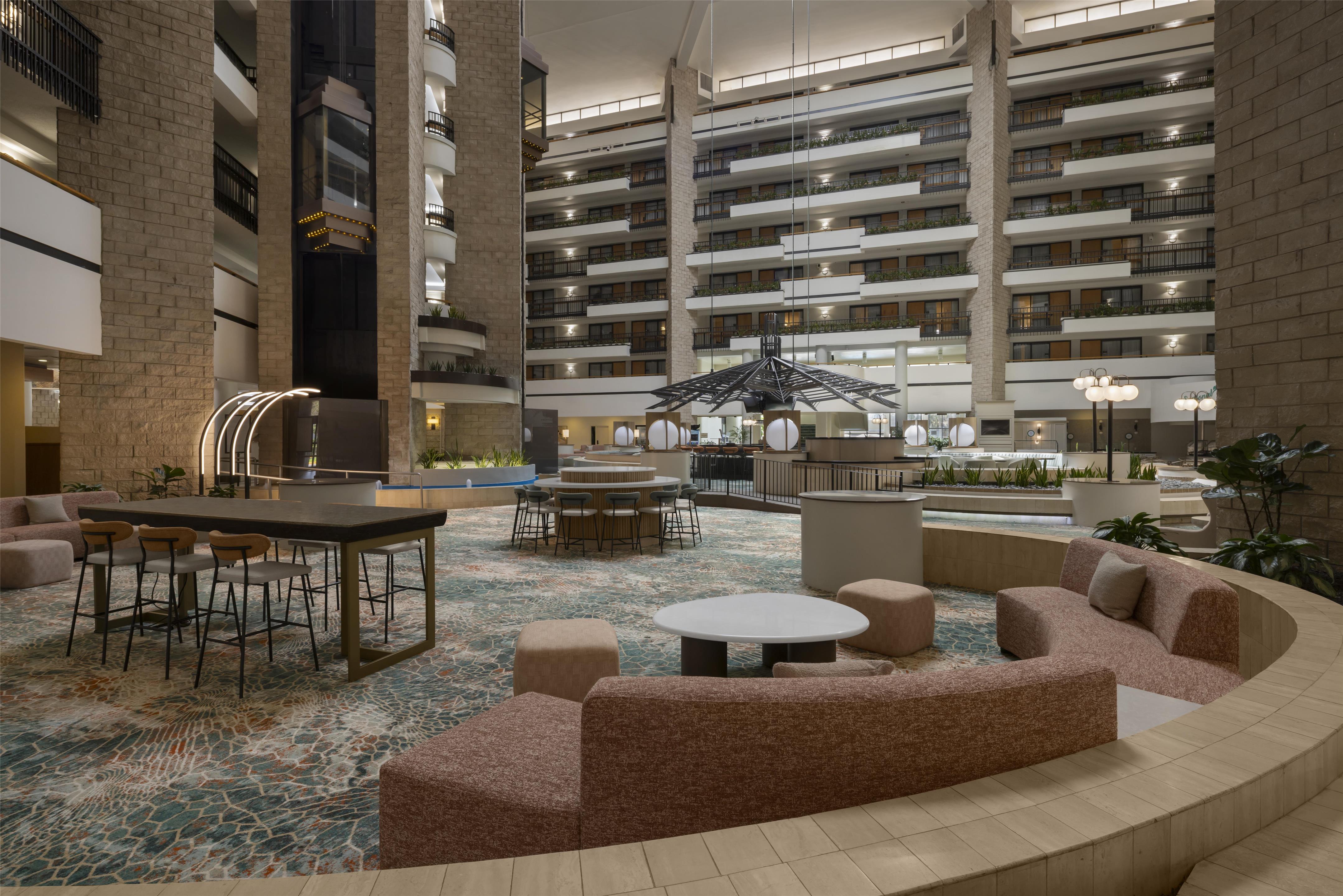 Lobby | Embassy Suites by Hilton Orlando International Dr ICON Park