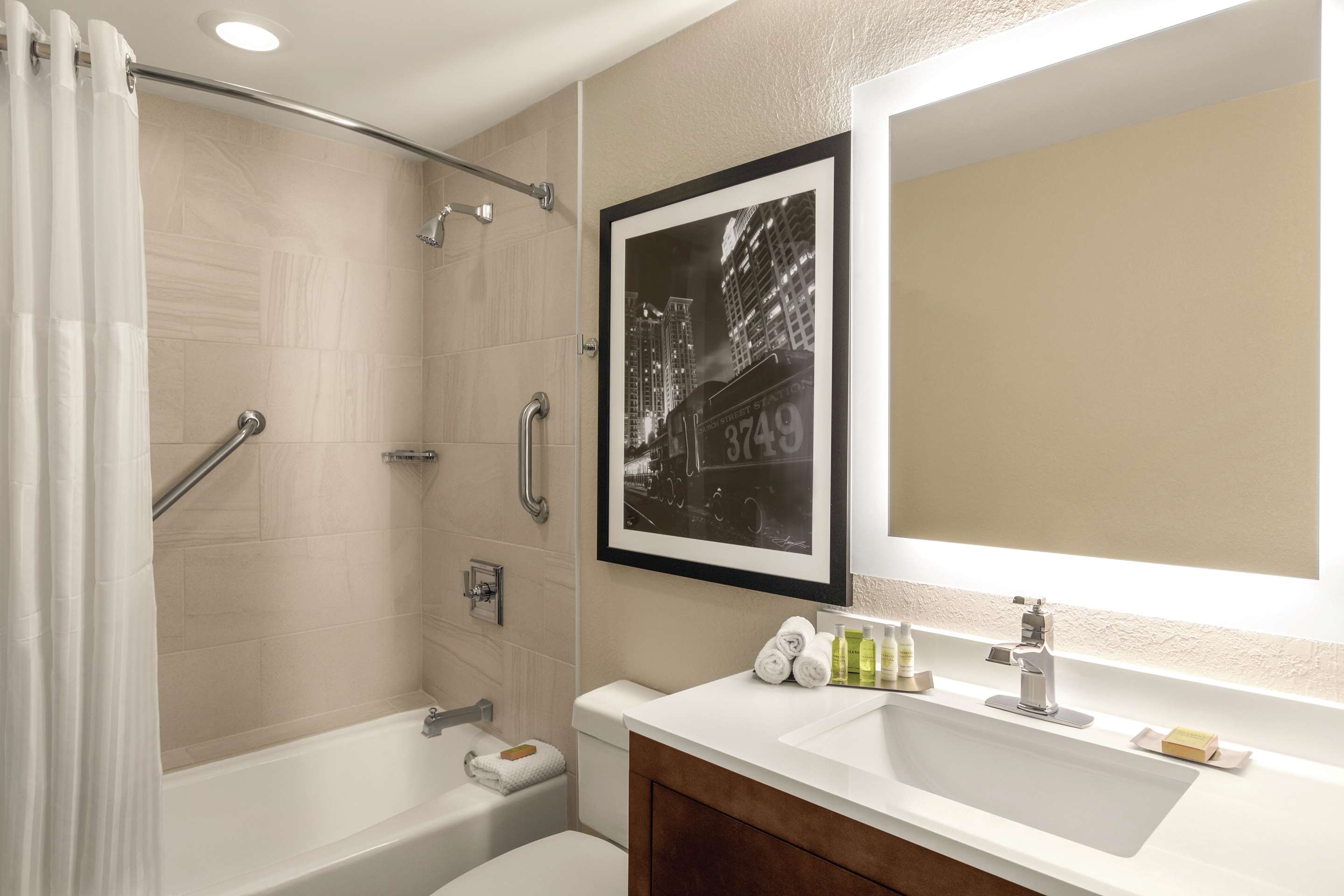 Guest room bath