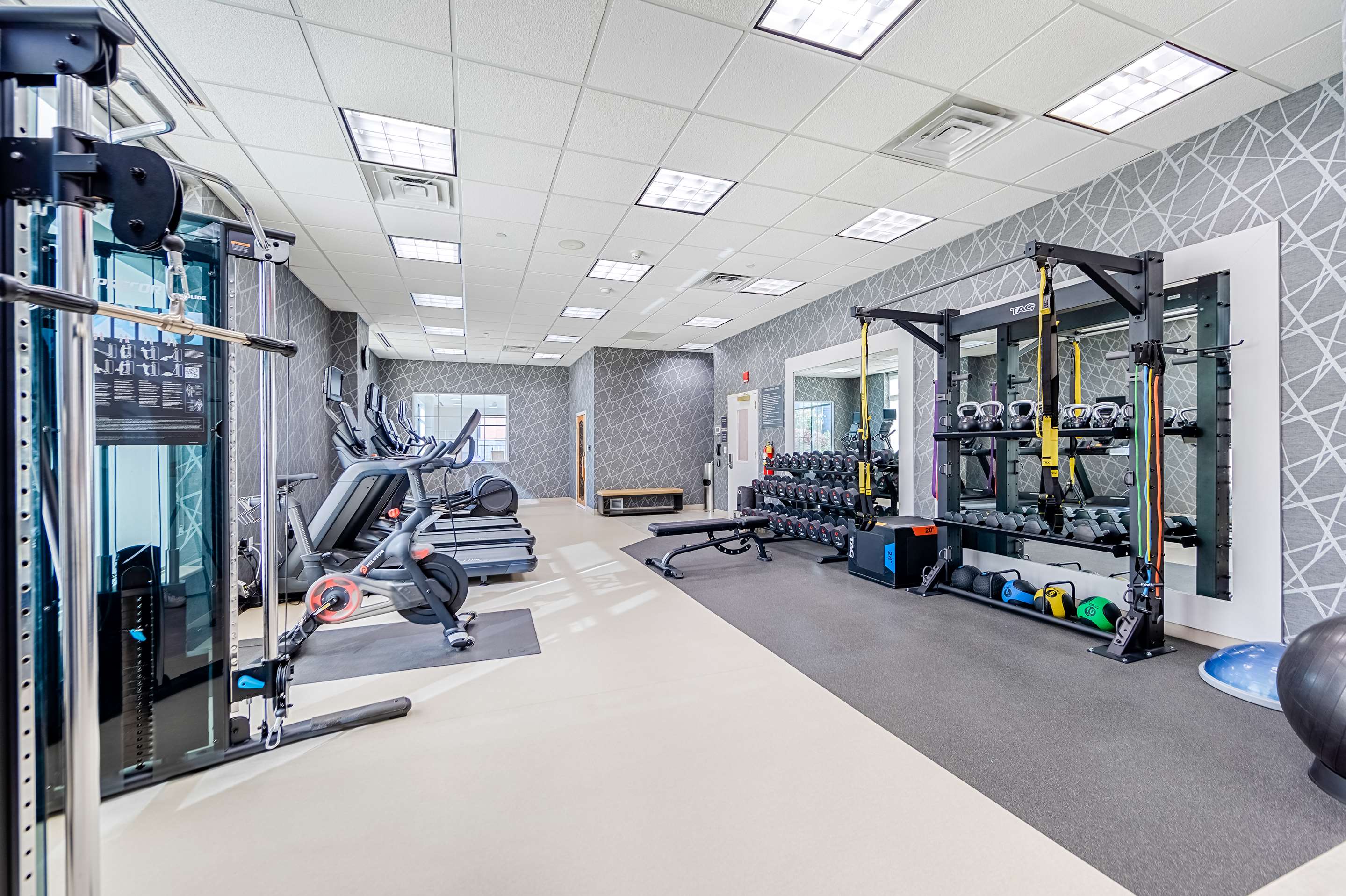 Health club fitness center gym | Homewood Suites by Hilton East Rutherford - Meadowlands