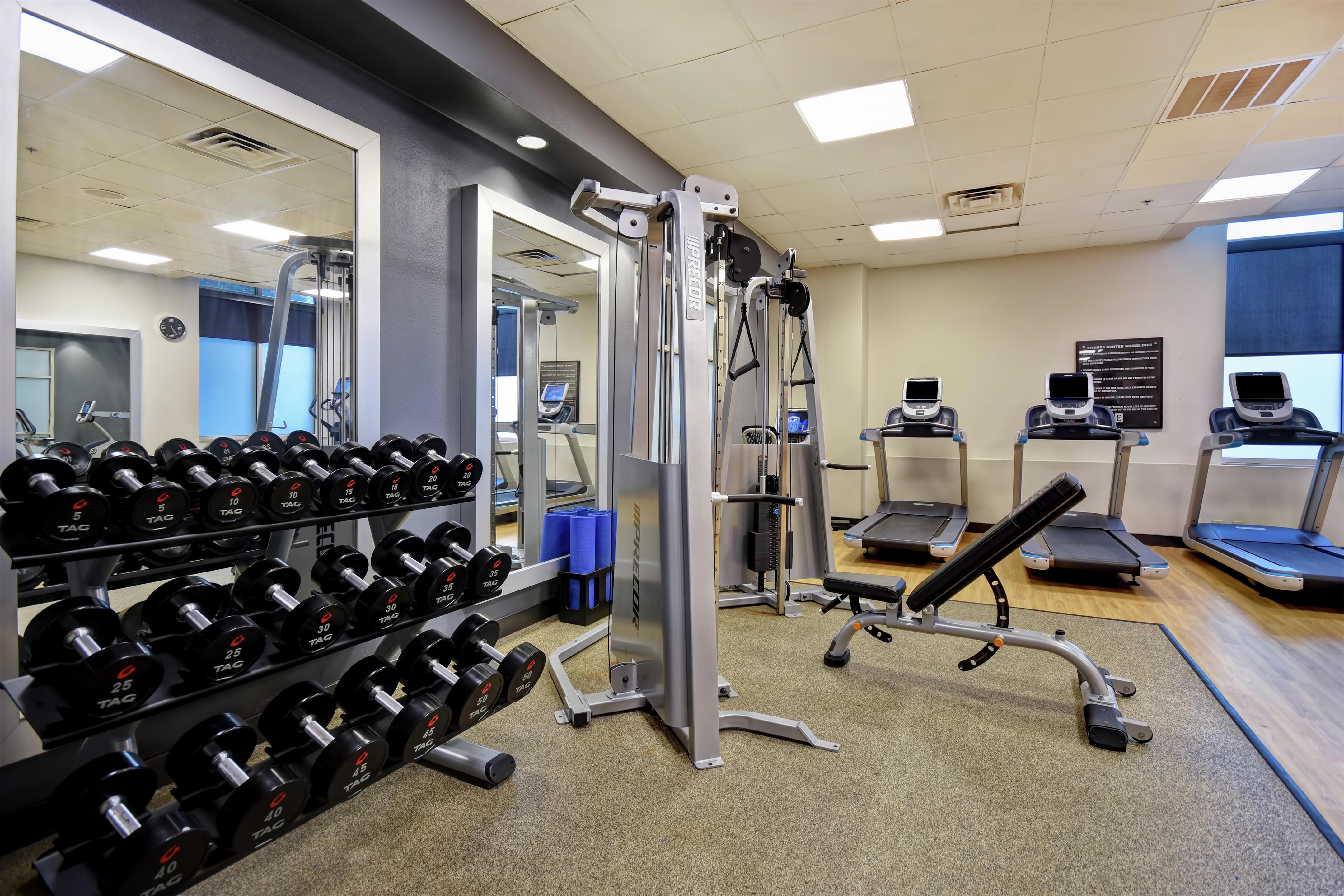 Health club fitness center gym | Embassy Suites by Hilton Montgomery Hotel & Conference Ctr
