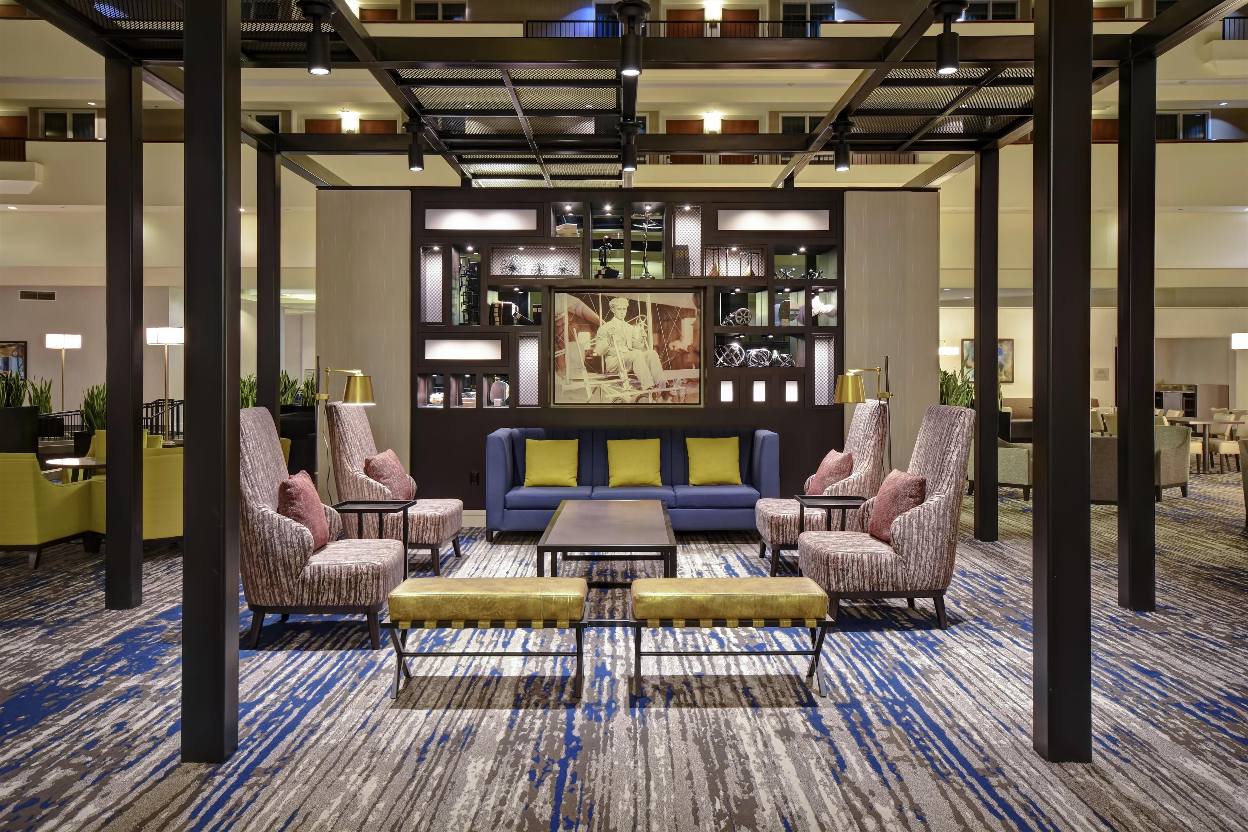 Lobby | Embassy Suites by Hilton Montgomery Hotel & Conference Ctr
