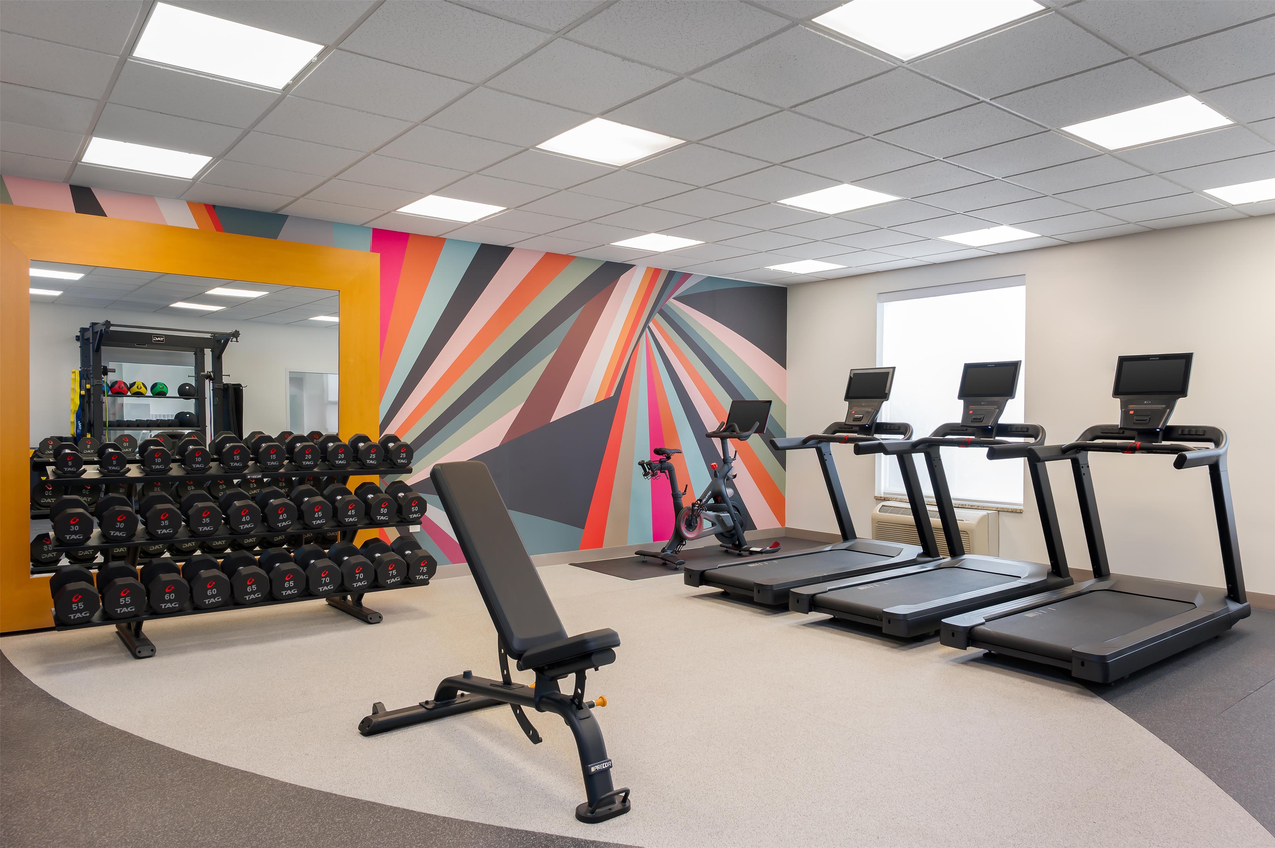 Health club fitness center gym