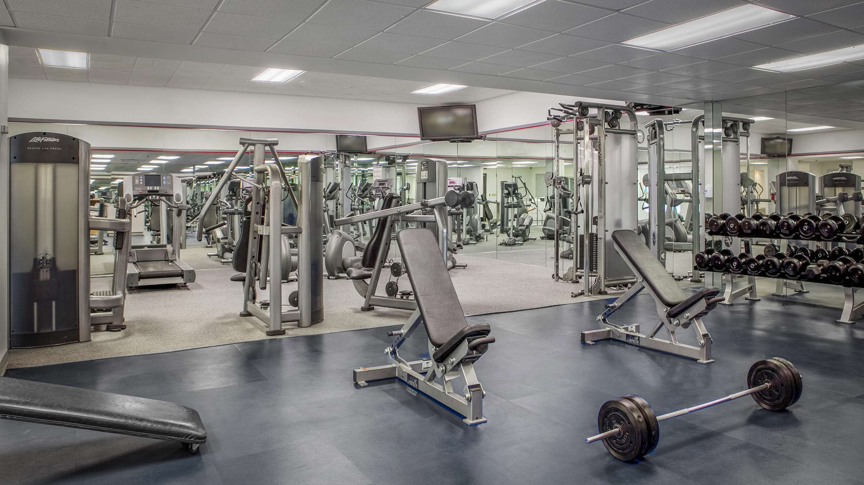 Health club fitness center gym