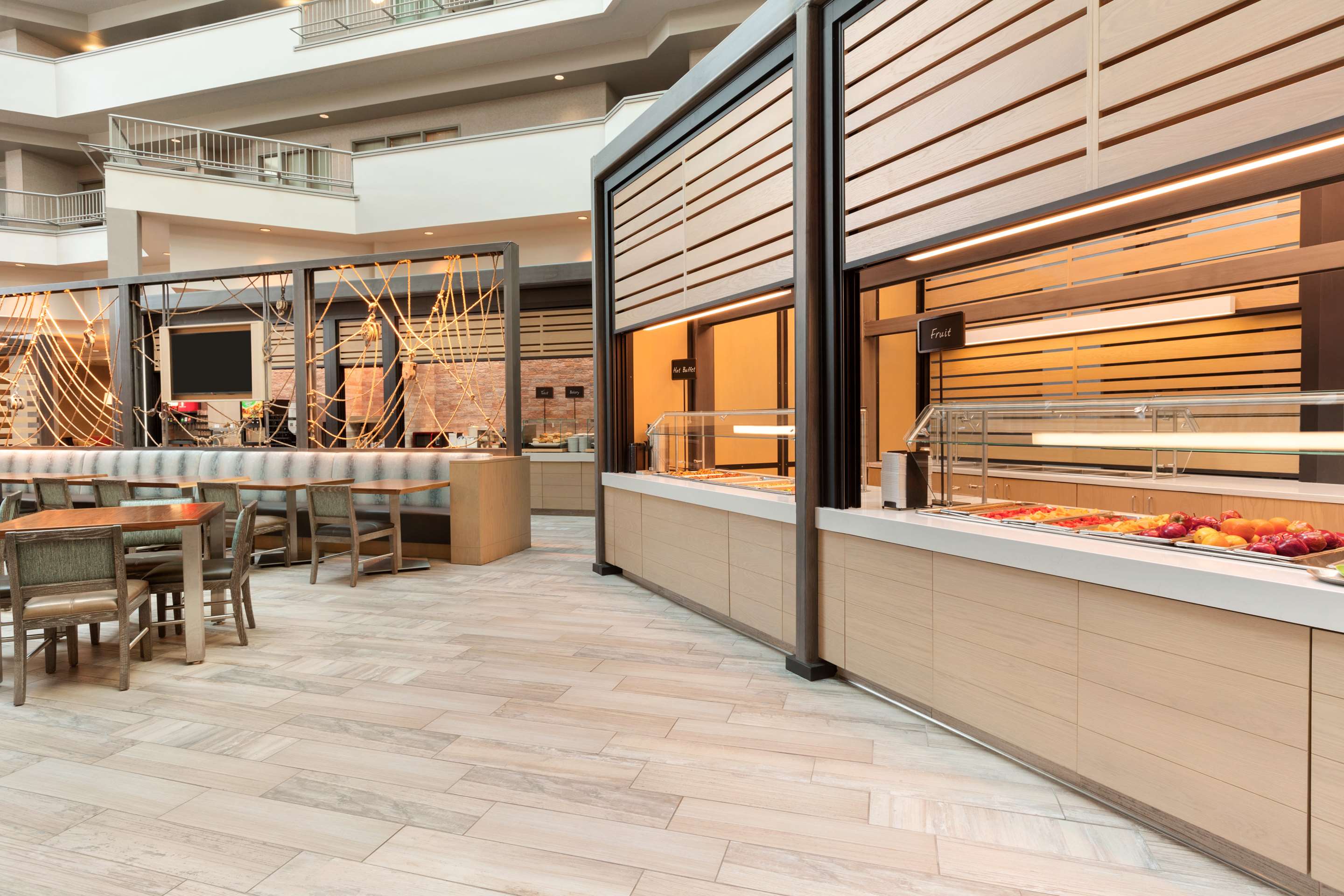 Breakfast Area | Embassy Suites by Hilton Monterey Bay Seaside