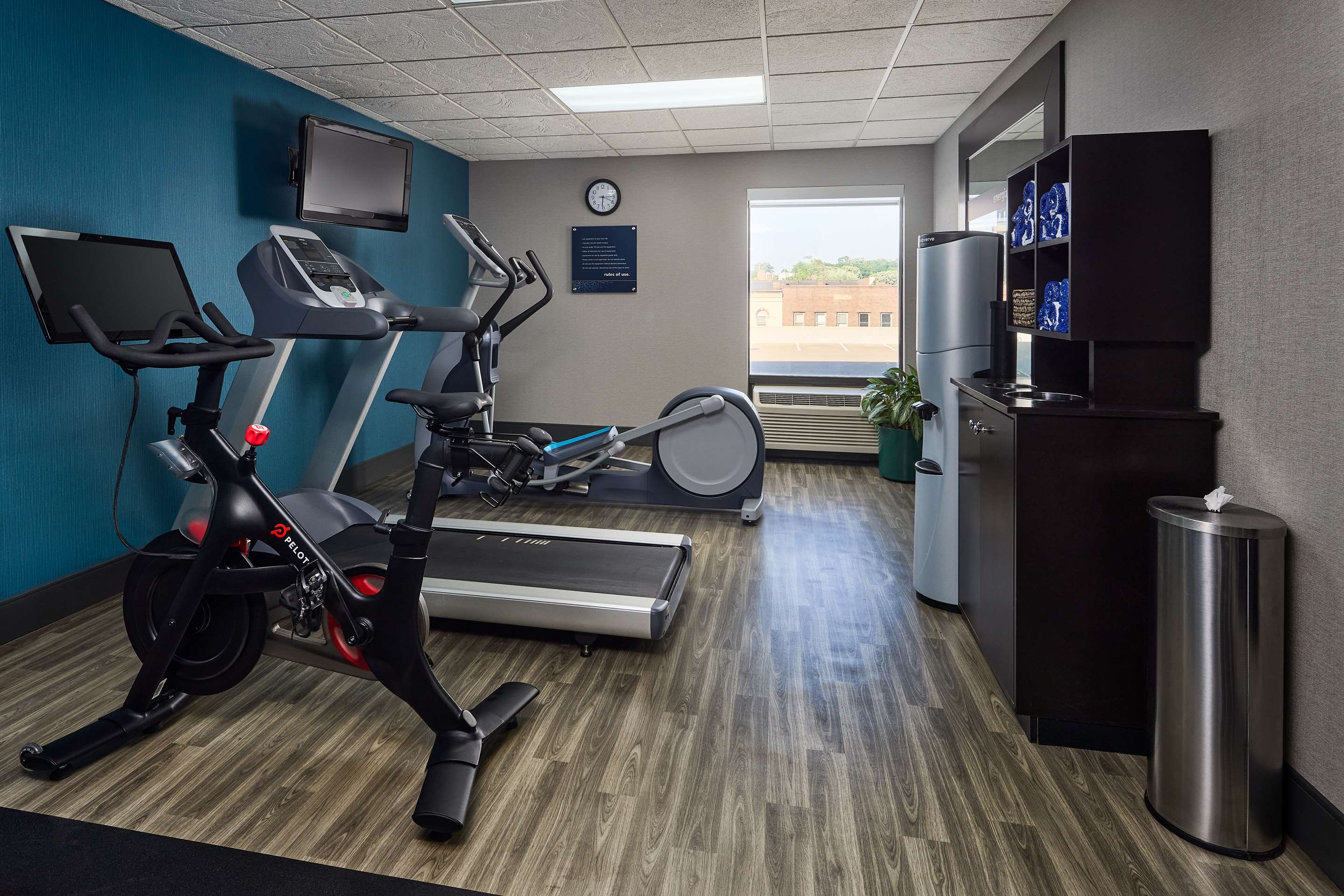 Health club fitness center gym