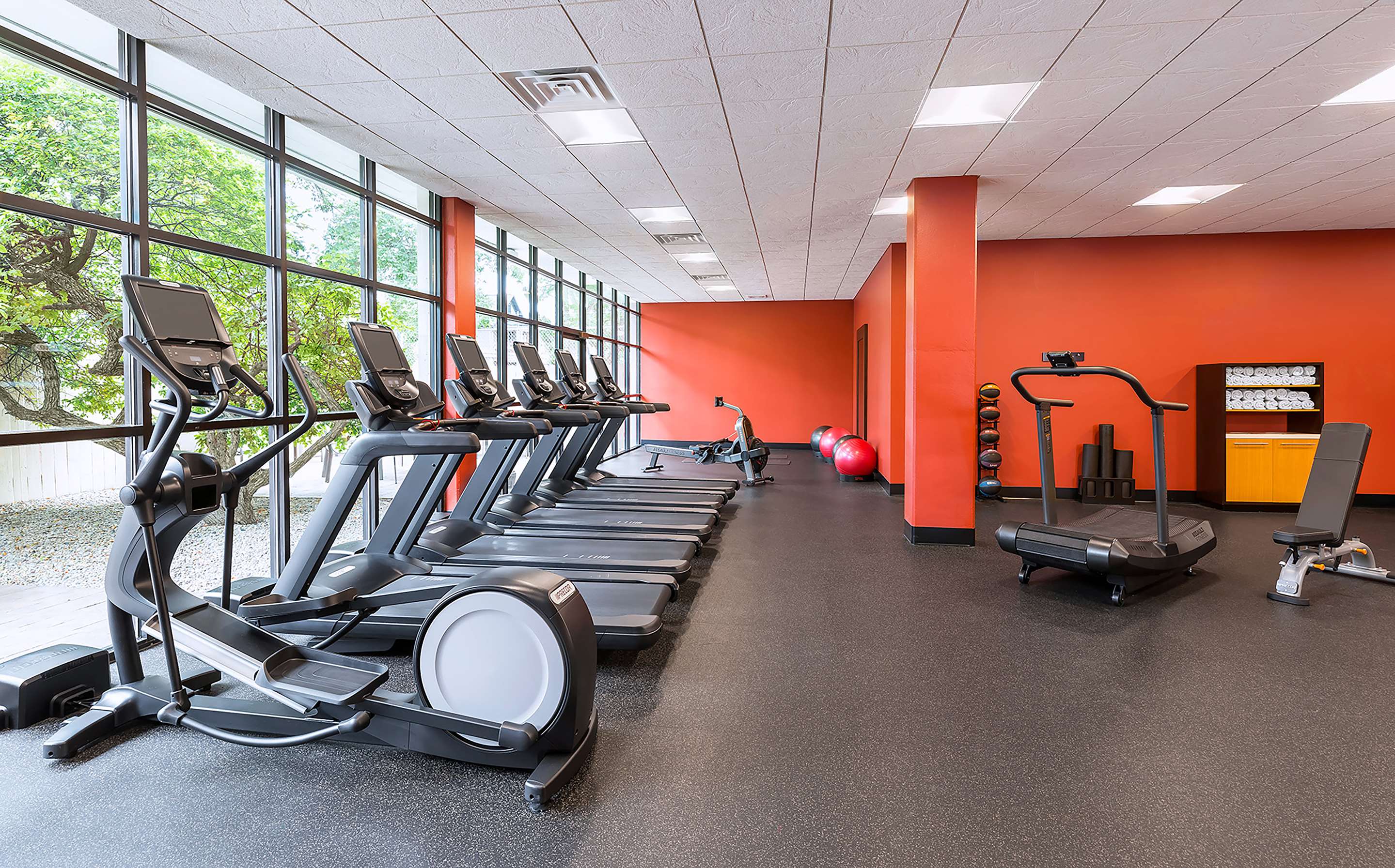 Health club fitness center gym | DoubleTree by Hilton Madison Downtown