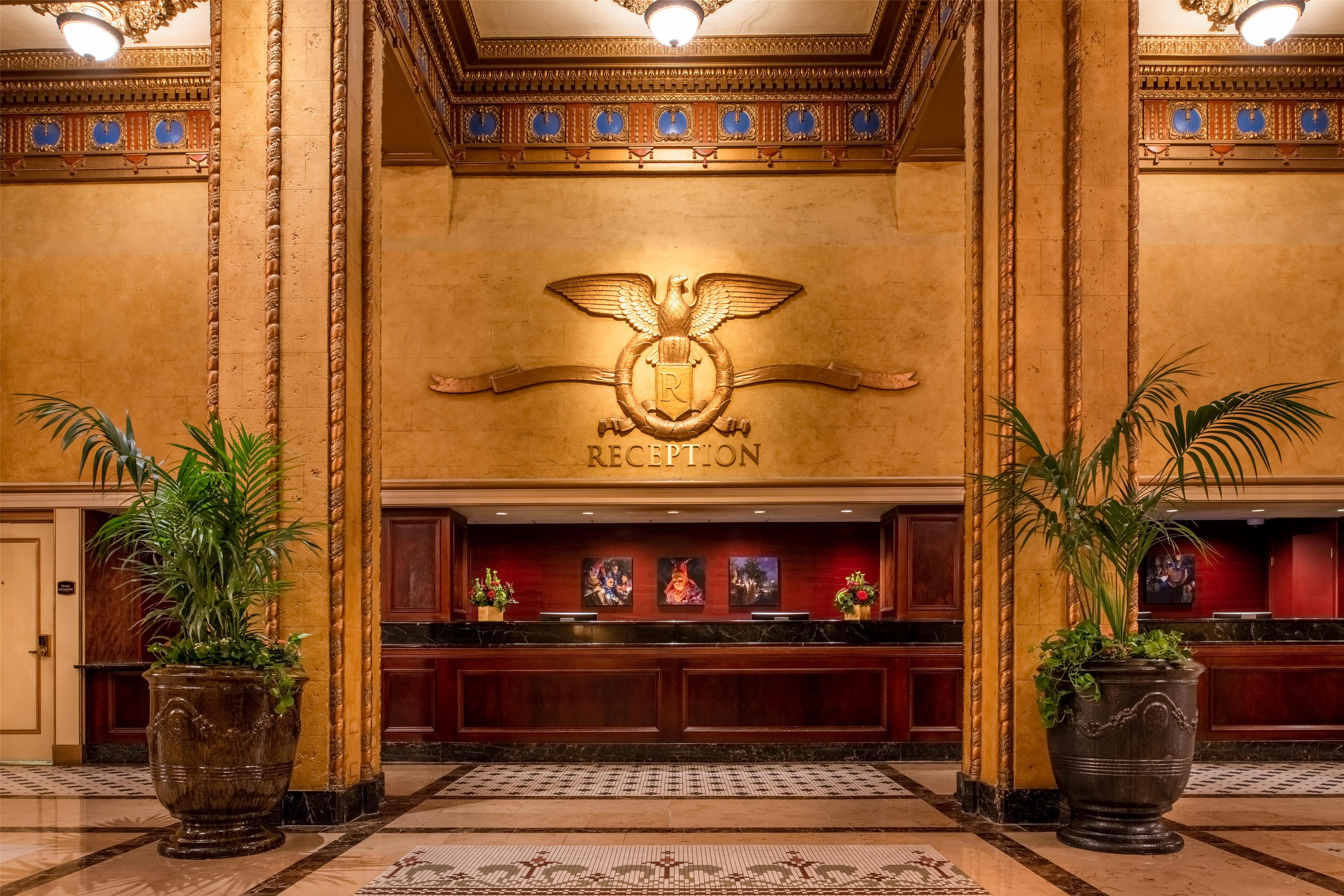 Reception | The Roosevelt New Orleans, A Waldorf Astoria Hotel