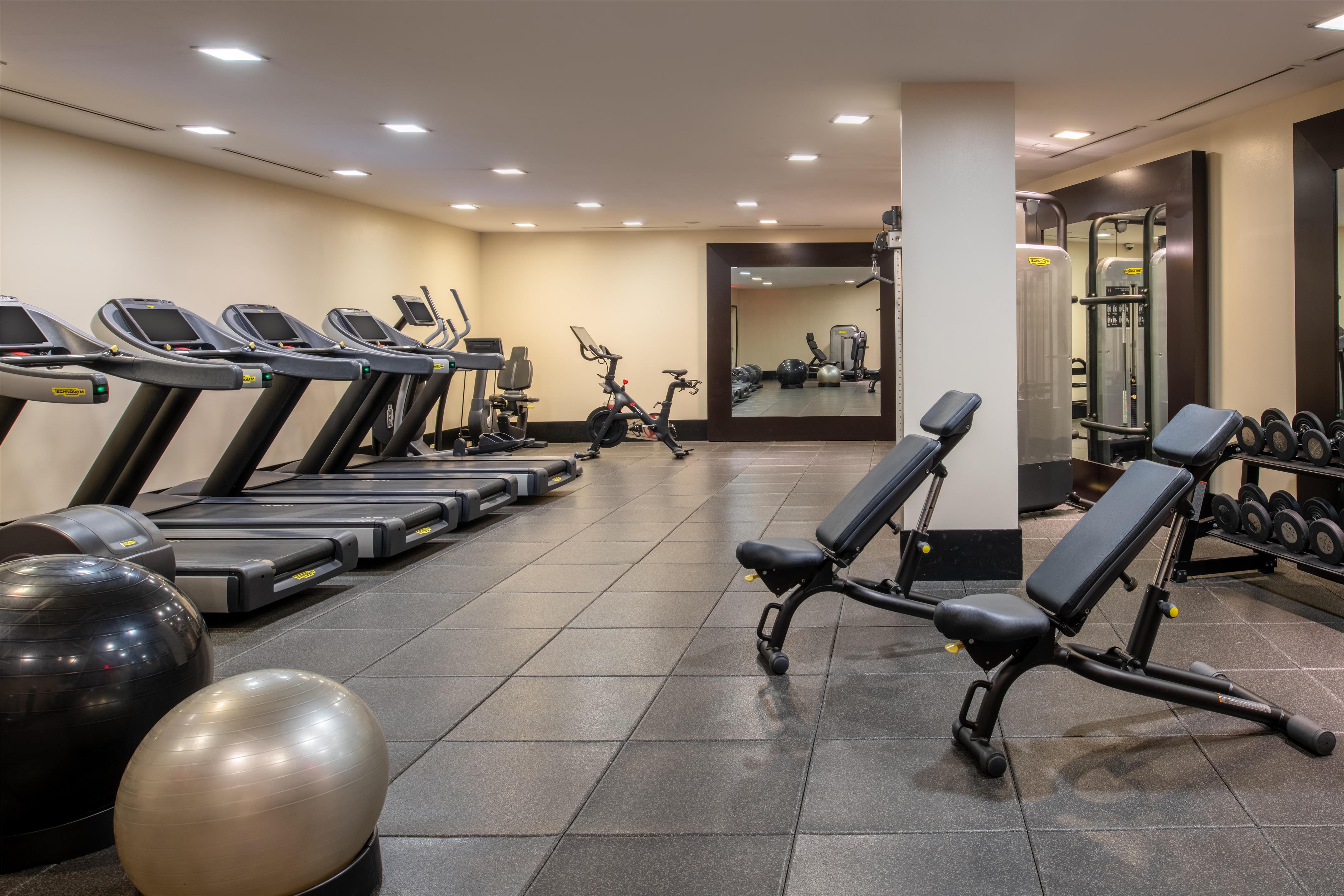 Health club fitness center gym | The Roosevelt New Orleans, A Waldorf Astoria Hotel