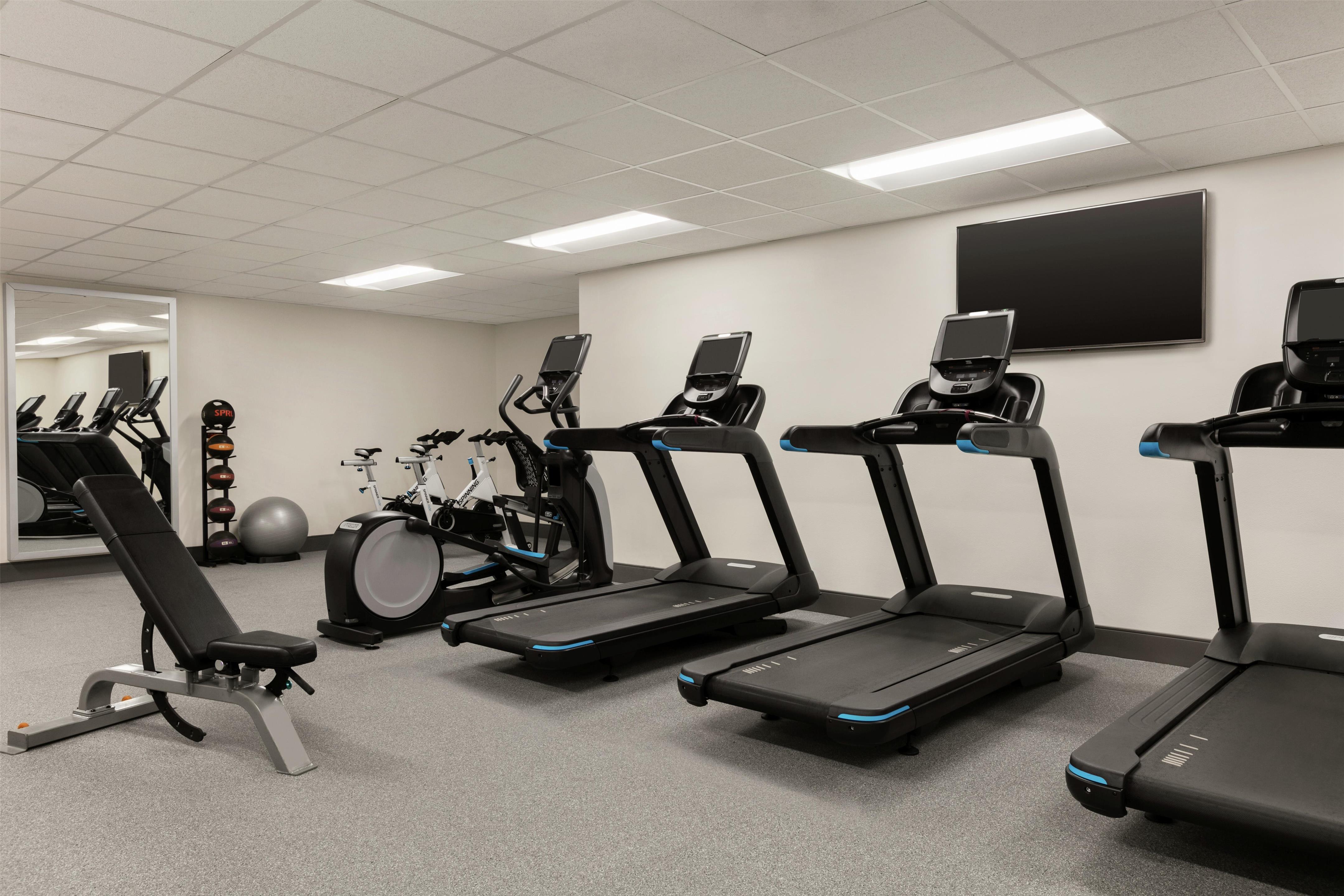 Health club fitness center gym | DoubleTree by Hilton Hotel New Orleans
