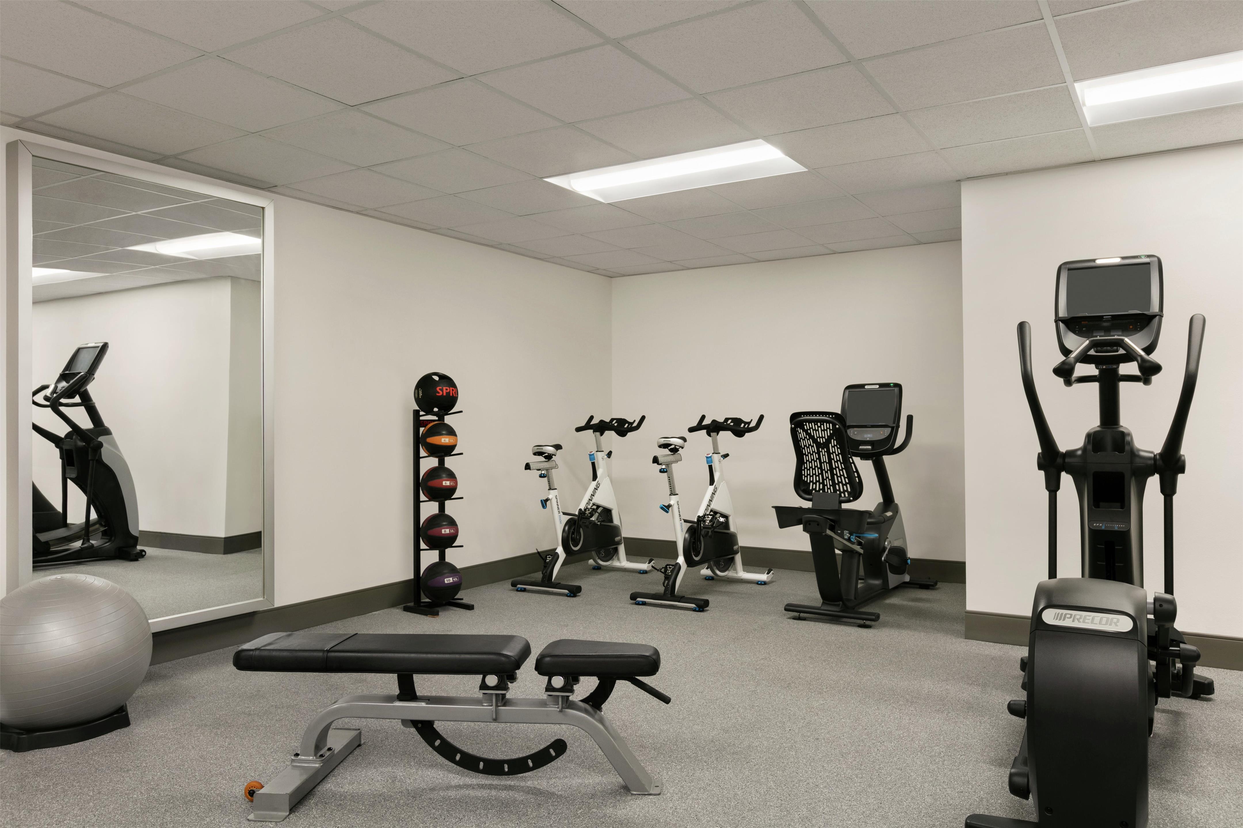 Health club fitness center gym | DoubleTree by Hilton Hotel New Orleans