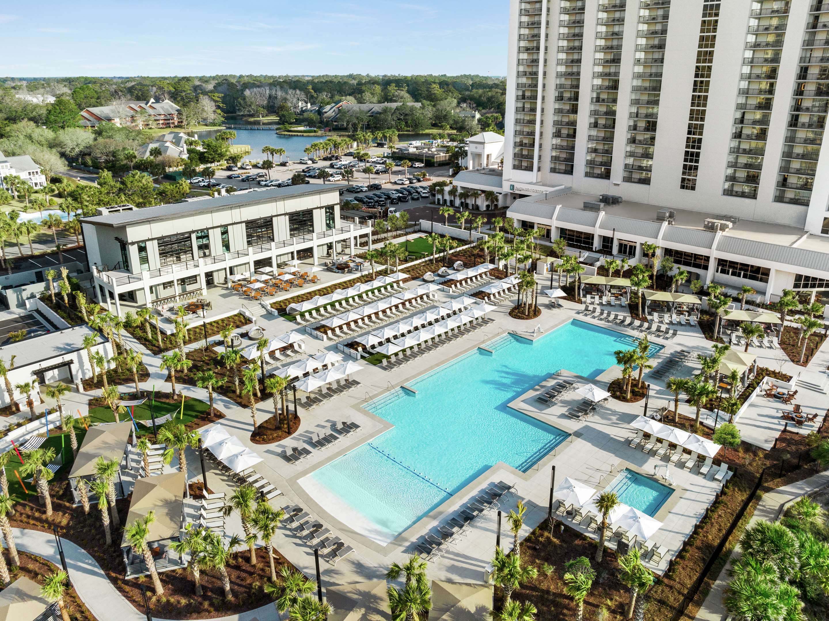 Pool | Embassy Suites by Hilton Myrtle Beach Oceanfront Resort