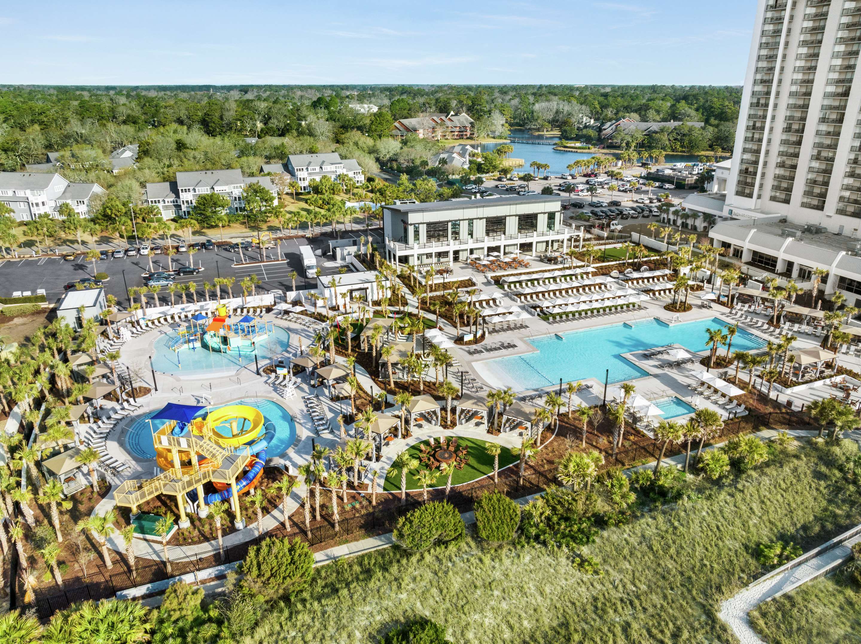 Pool | Embassy Suites by Hilton Myrtle Beach Oceanfront Resort