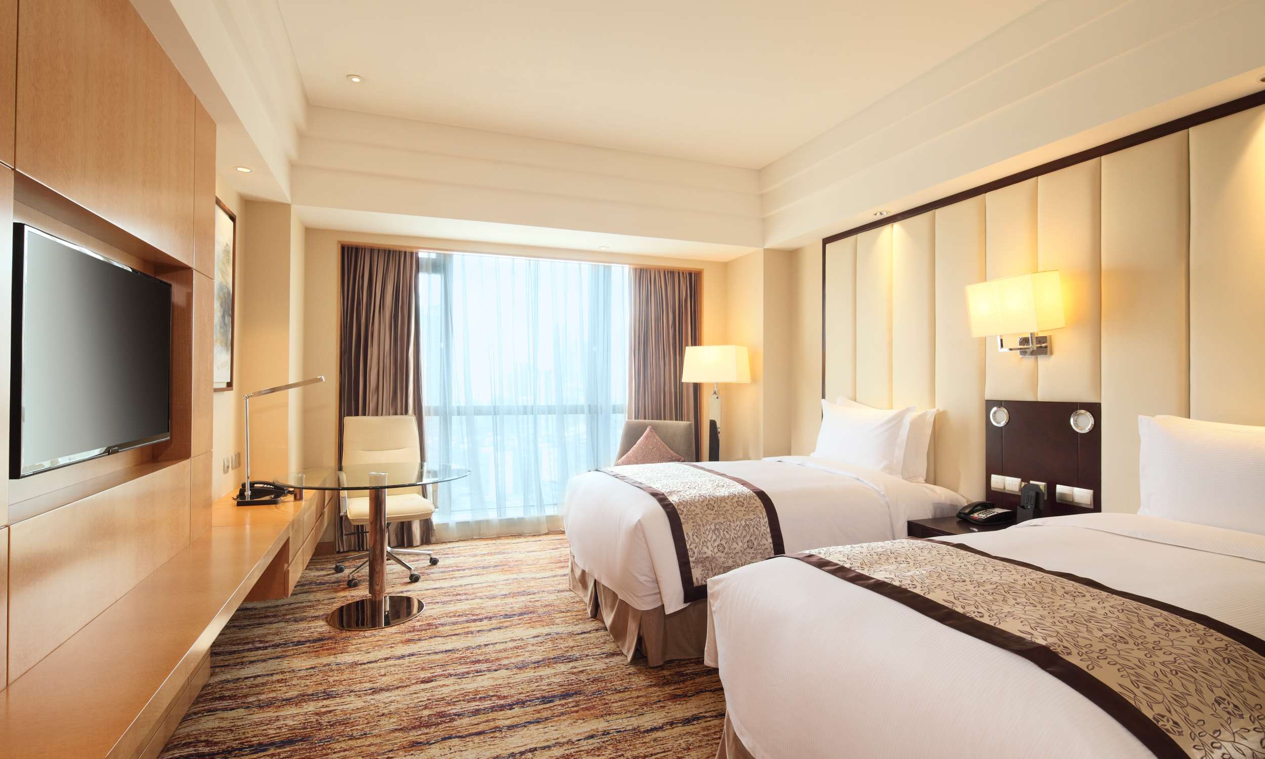 DoubleTree by Hilton Hotel Wuhu Room Type - TWIN DELUXE ROOM W  VIEW