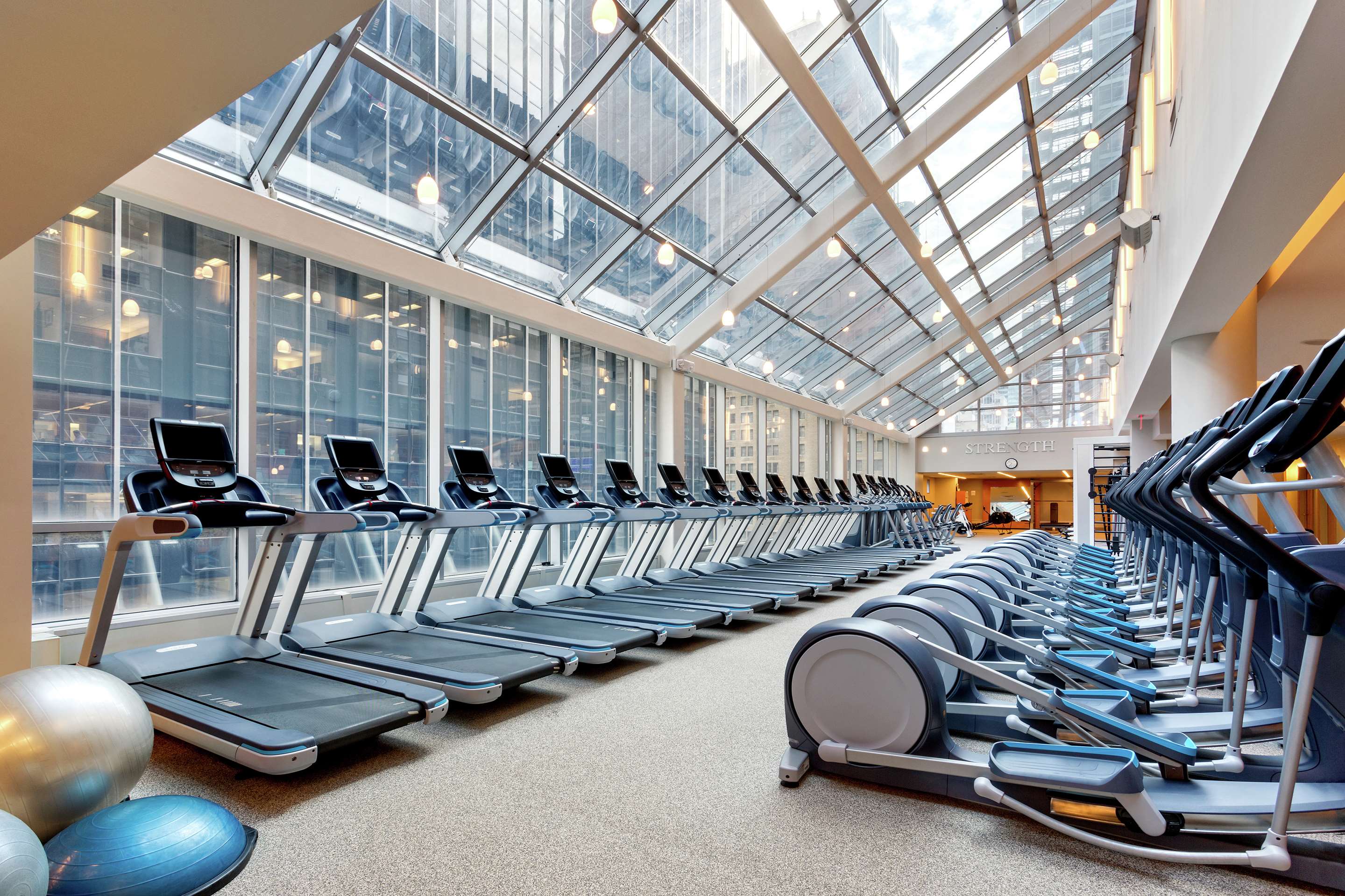 Health club fitness center gym
