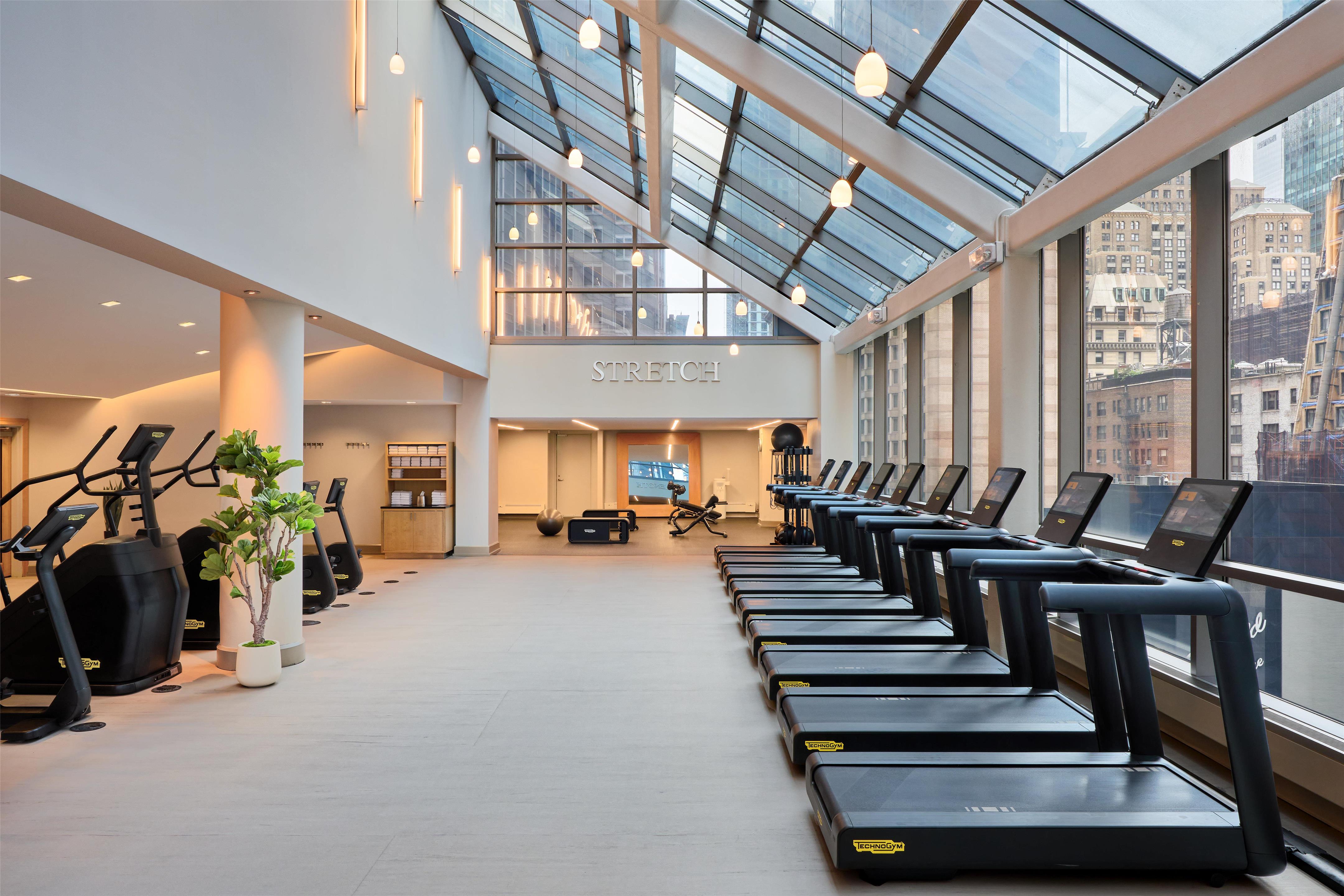 Health club fitness center gym
