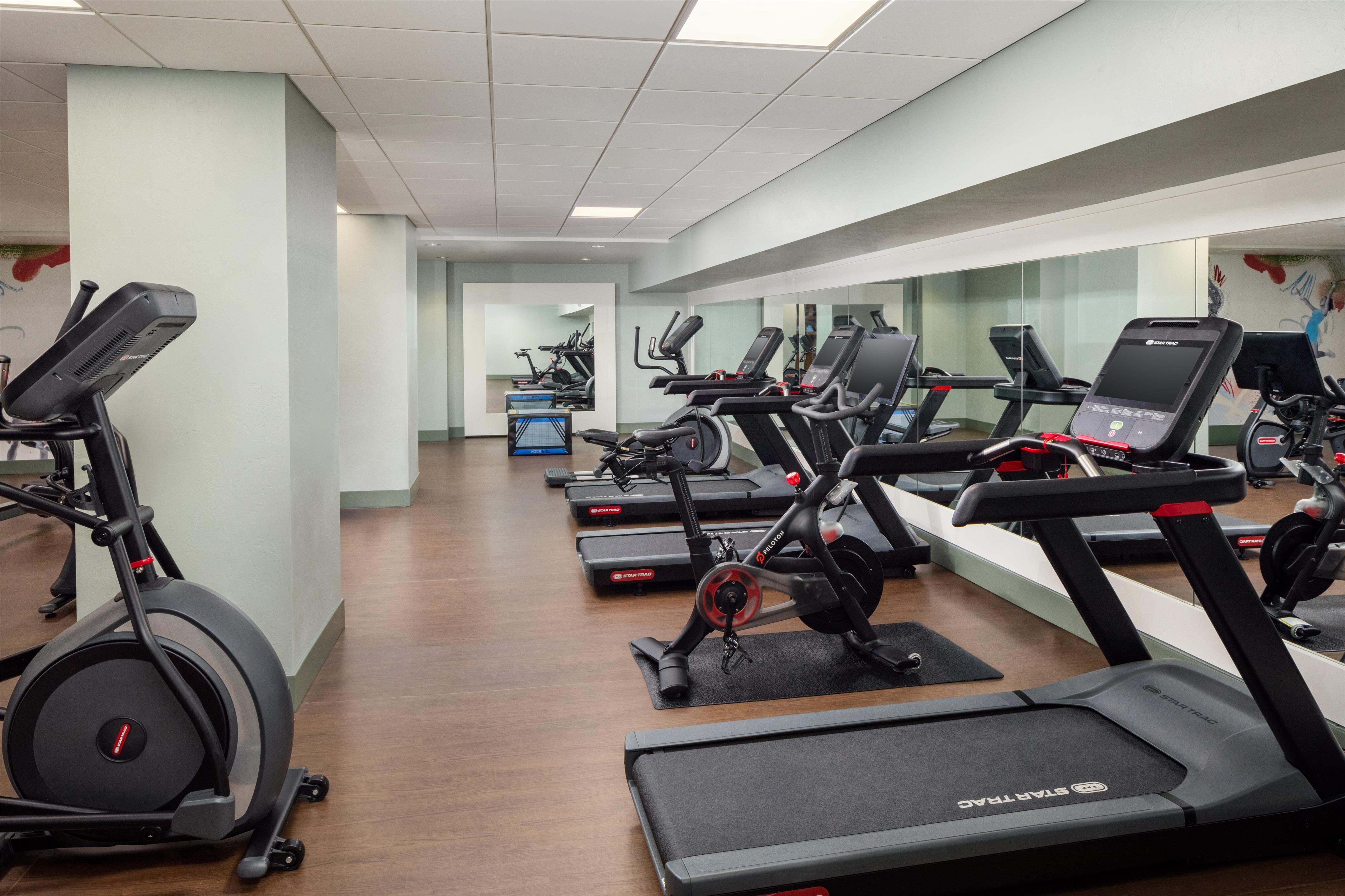 Health club fitness center gym | The Skirvin Hilton Oklahoma City