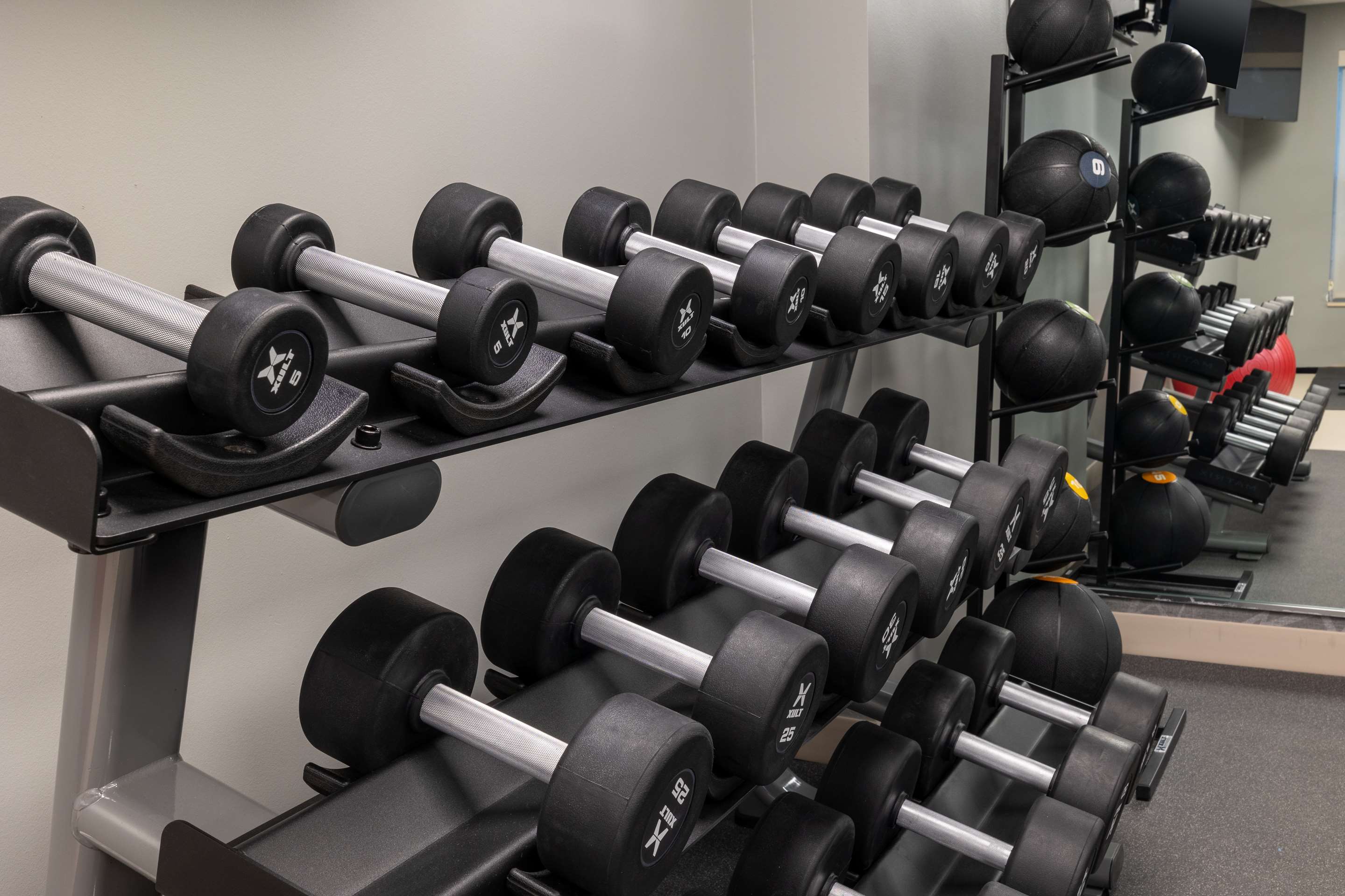 Health club fitness center gym | Homewood Suites by Hilton Ontario-Rancho Cucamonga