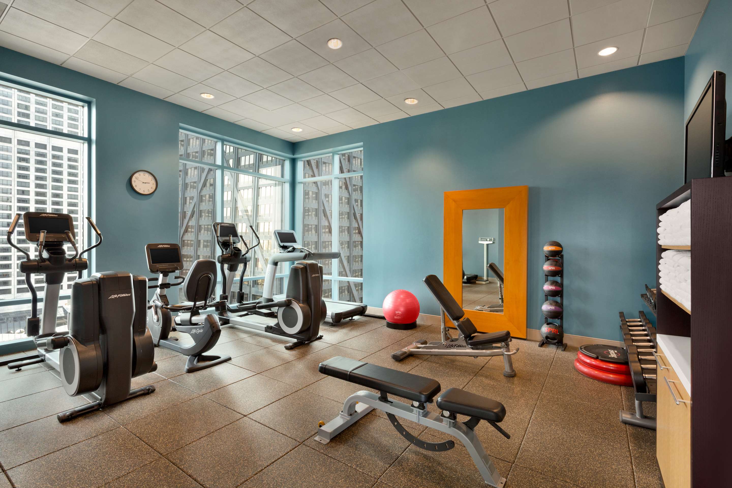 Health club fitness center gym