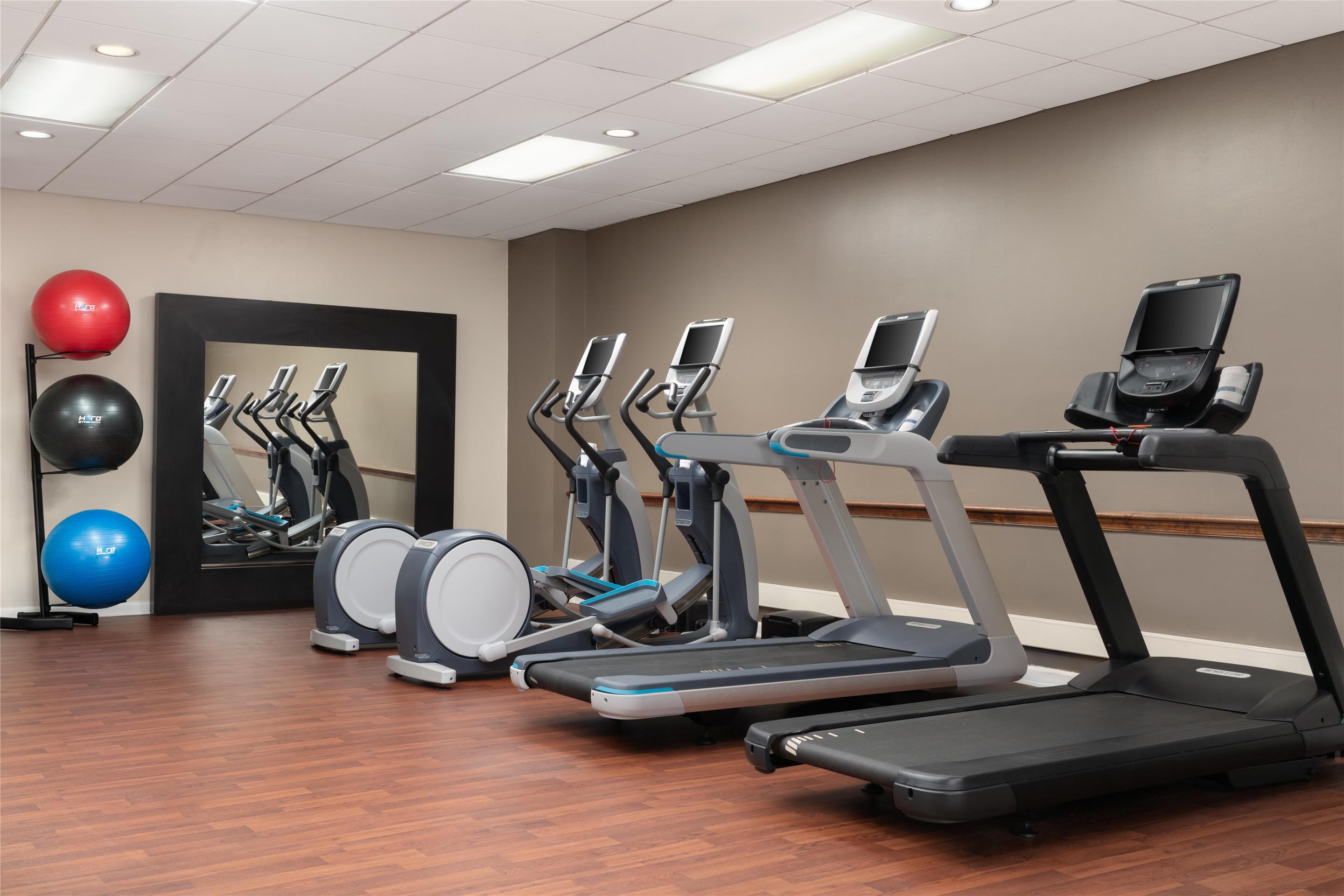 Health club fitness center gym | DoubleTree by Hilton Virginia Beach