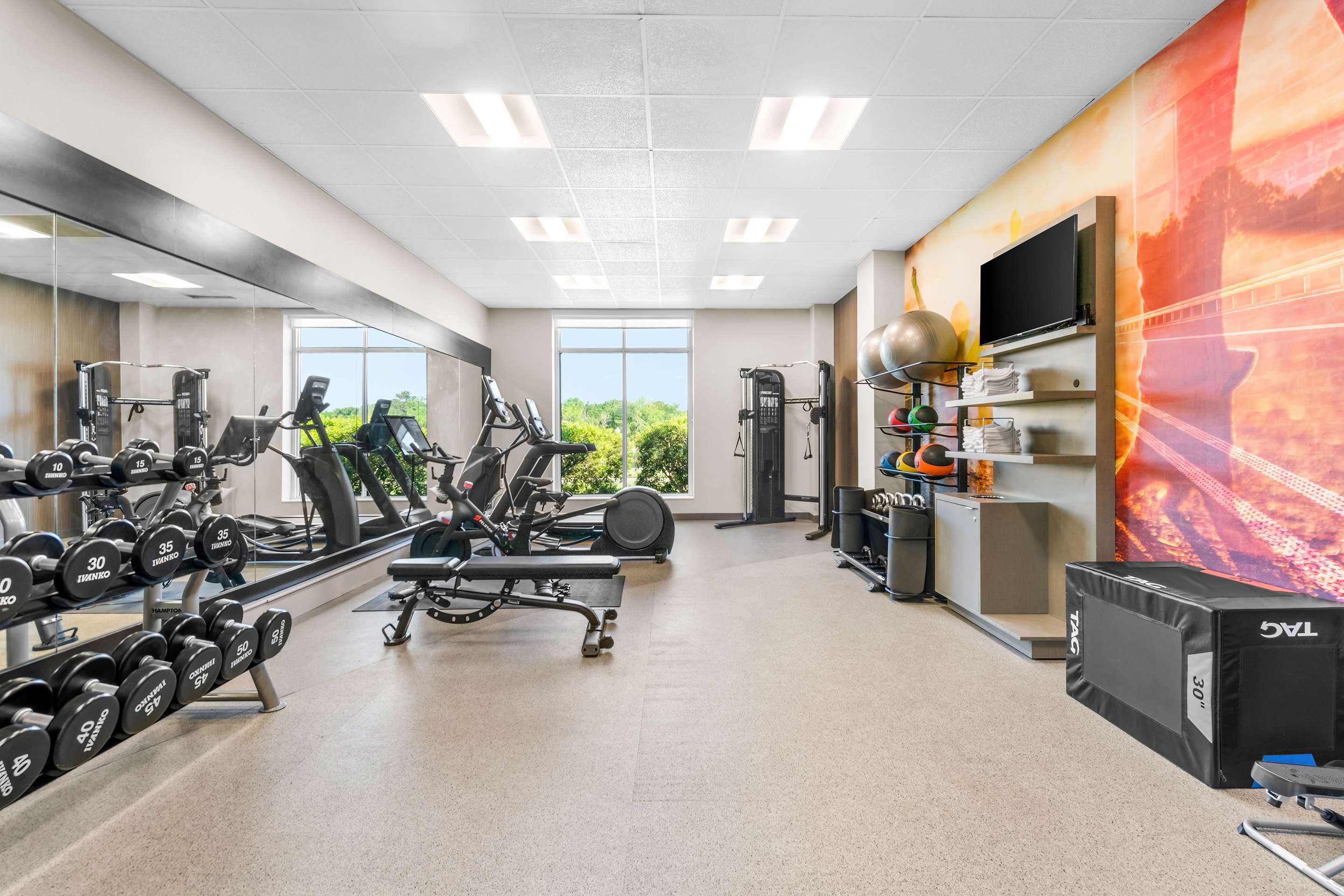 Health club fitness center gym