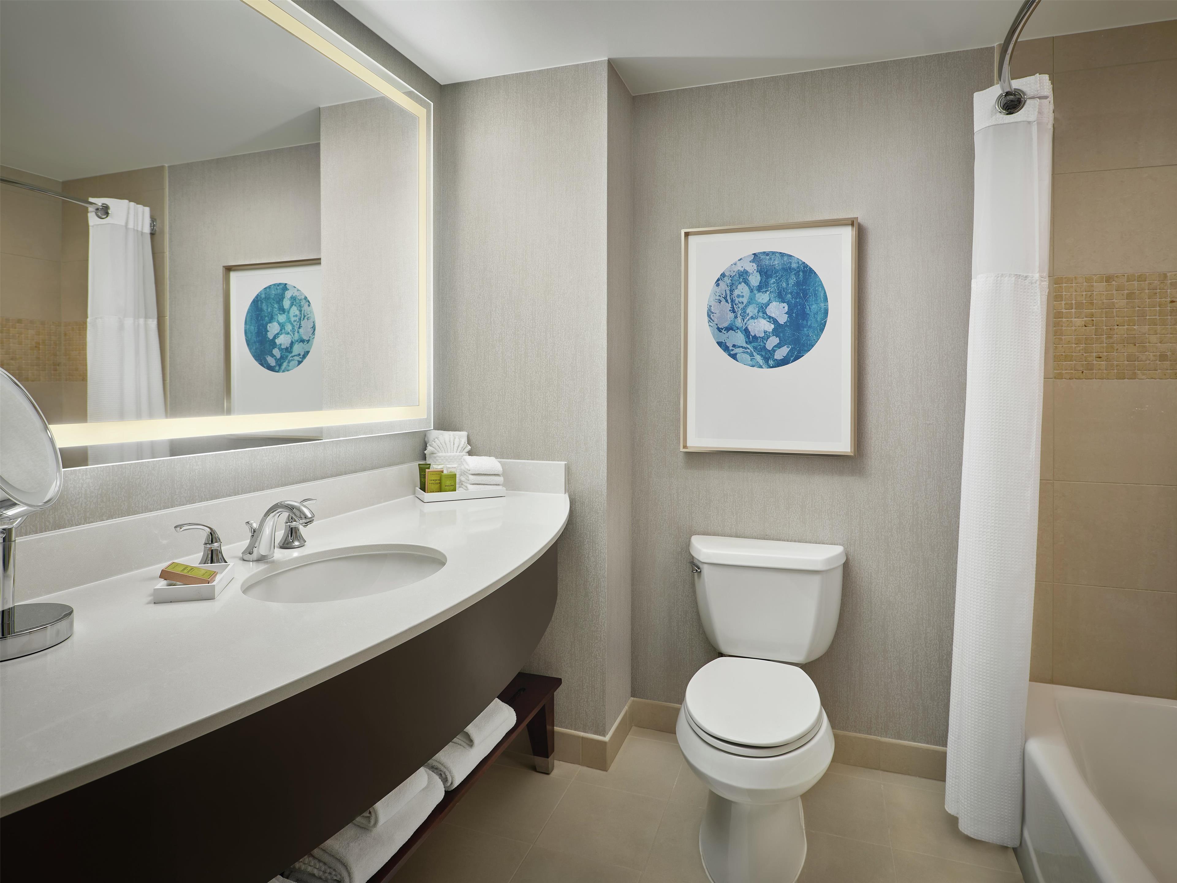 Guest room bath