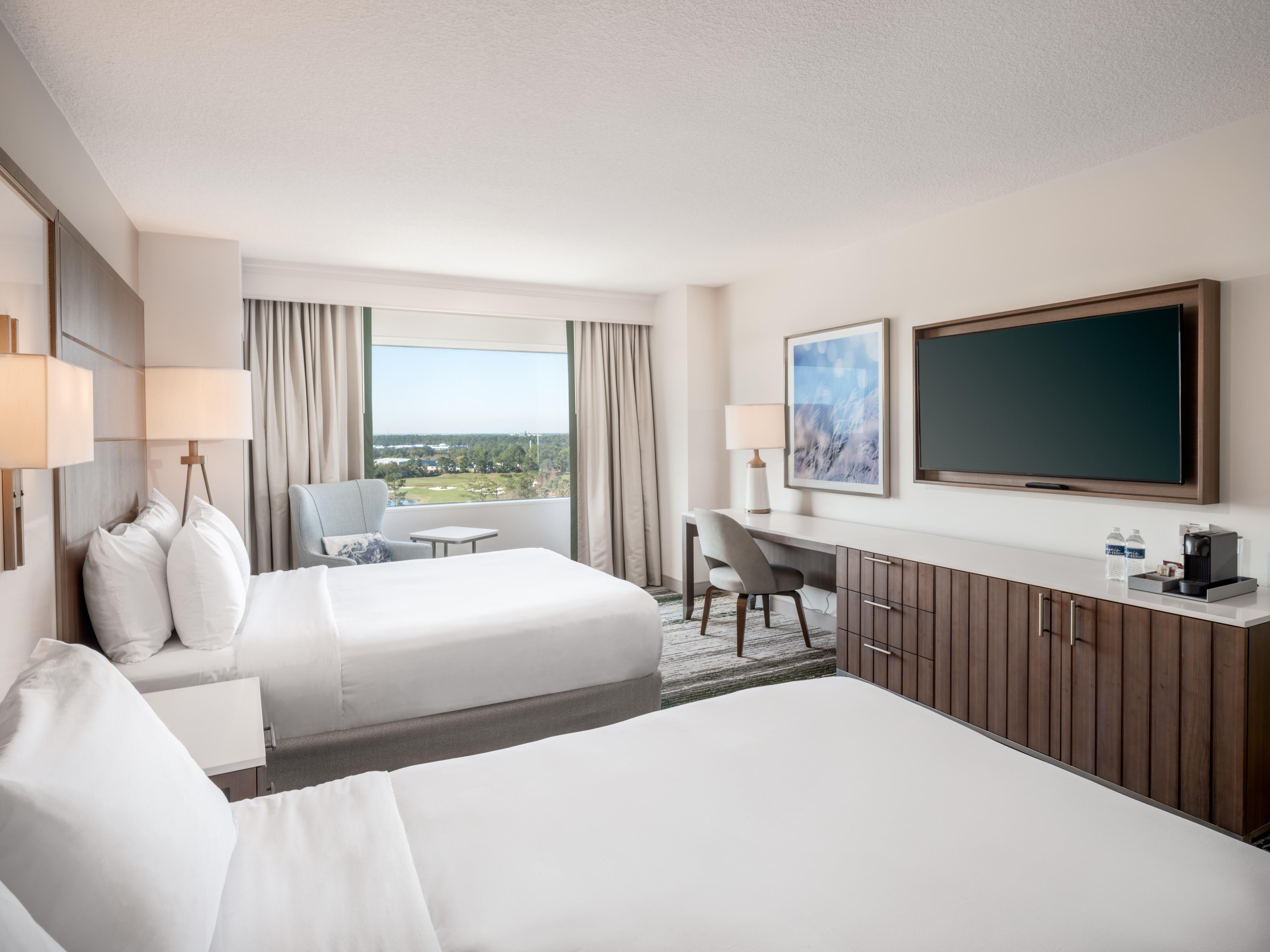 Hilton Orlando Bonnet Creek Resort Room Type - 2 QUEEN BEDS TOP FLOOR