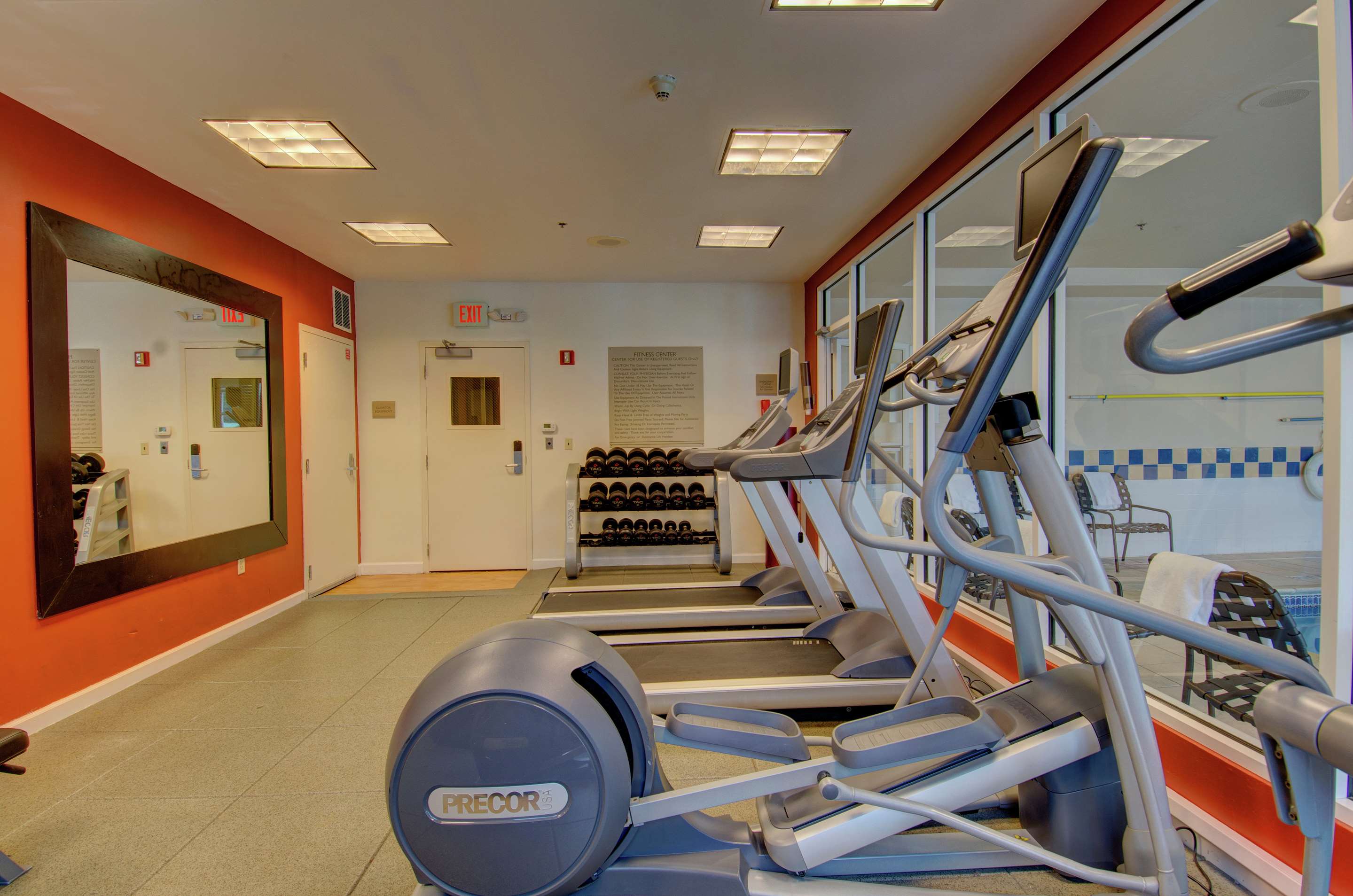 Health club fitness center gym