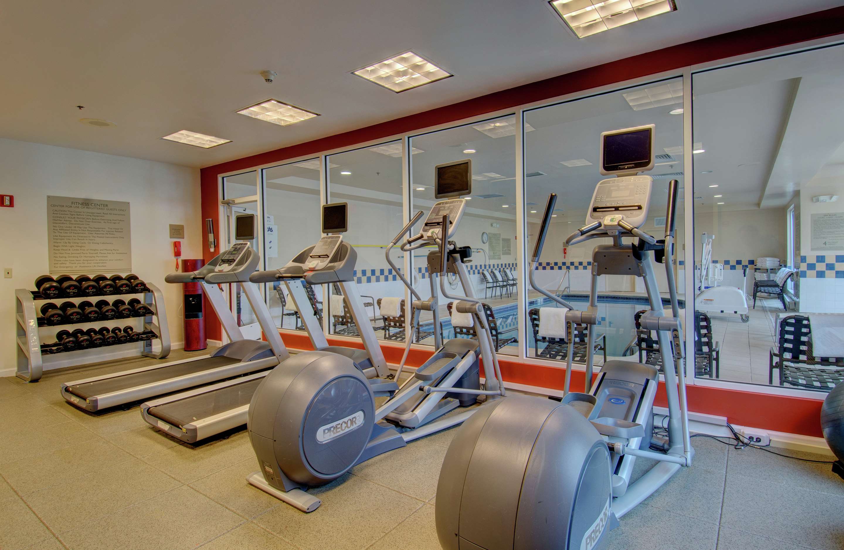 Health club fitness center gym