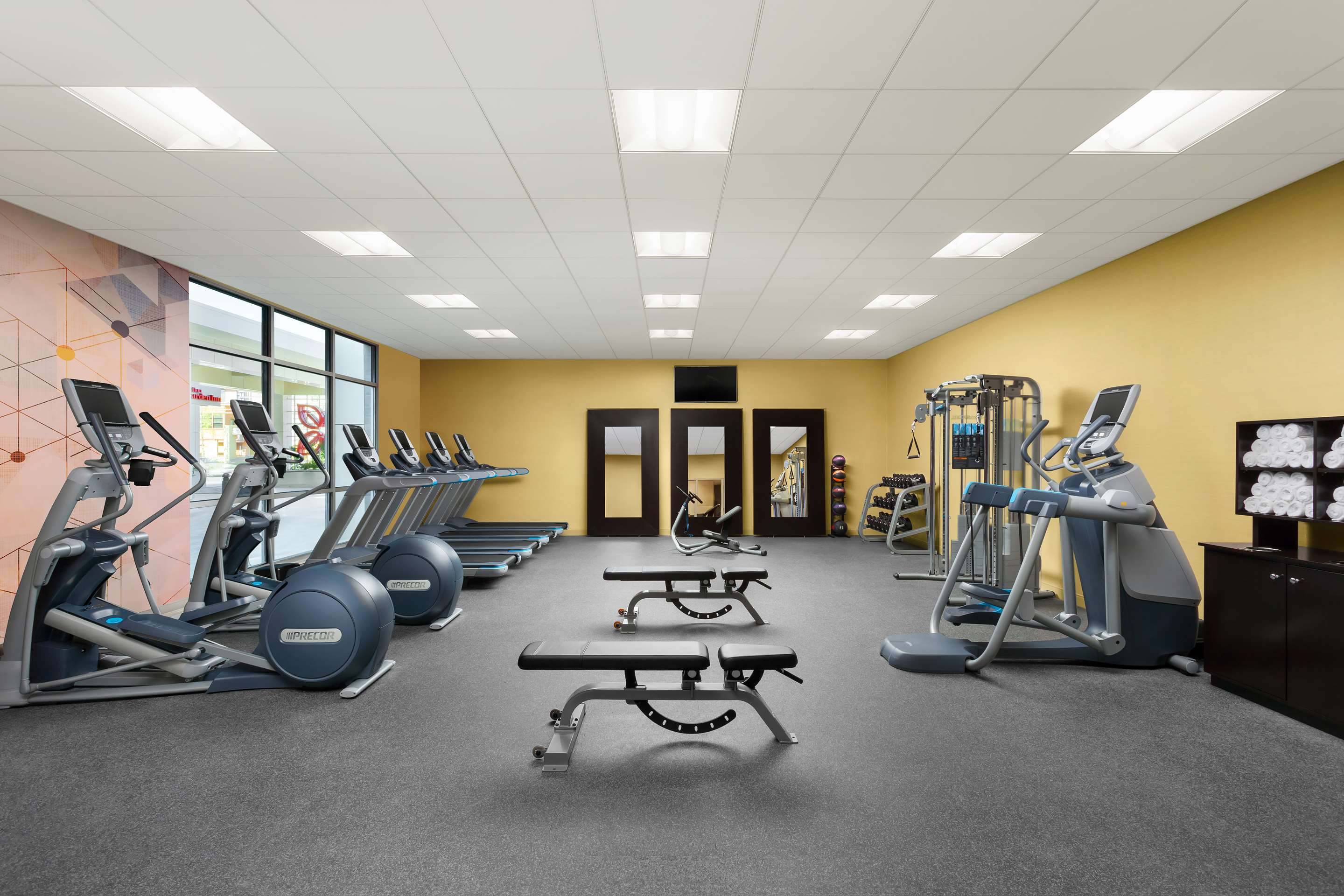 Health club fitness center gym | Hilton Garden Inn Palo Alto