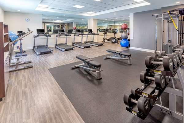 Fitness/ Exercise Room - Hilton Hotel Pasadena