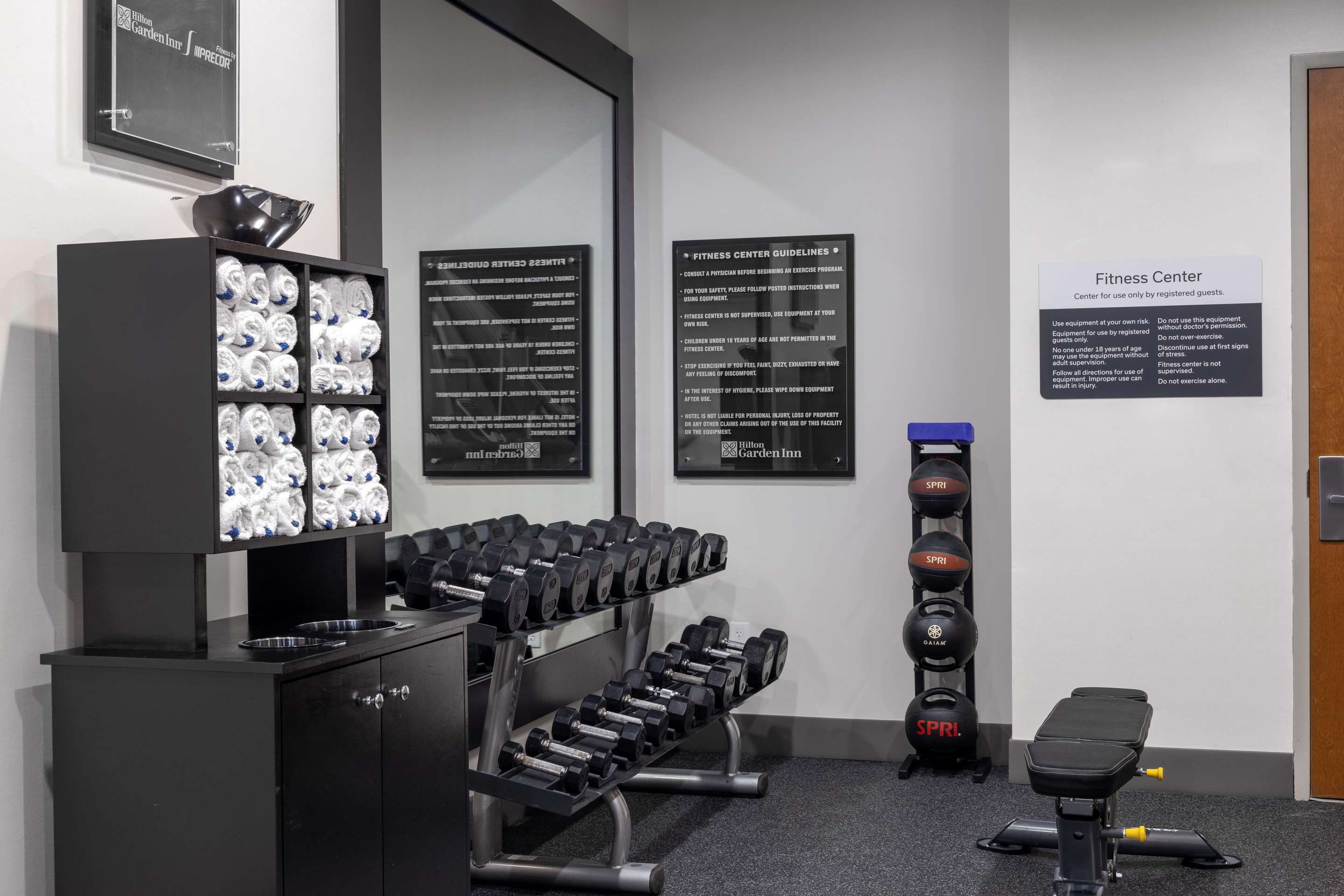 Health club fitness center gym | Hilton Garden Inn West Palm Beach Airport