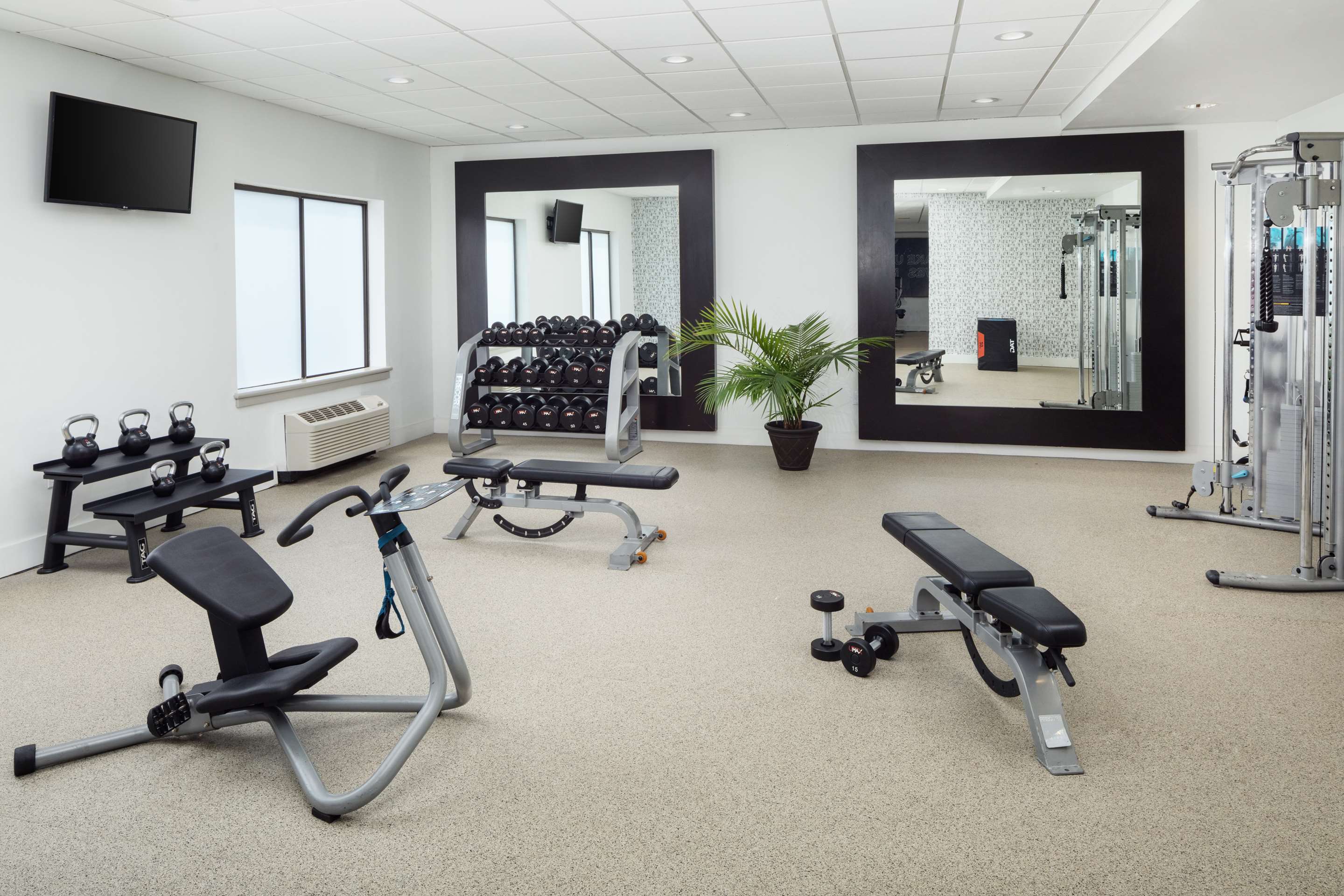 Health club fitness center gym | DoubleTree by Hilton Princeton