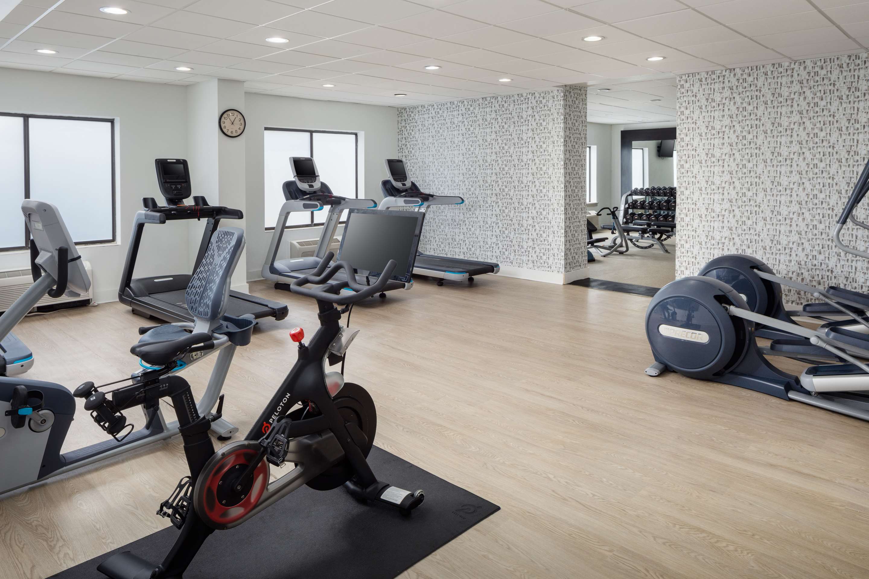 Health club fitness center gym | DoubleTree by Hilton Princeton
