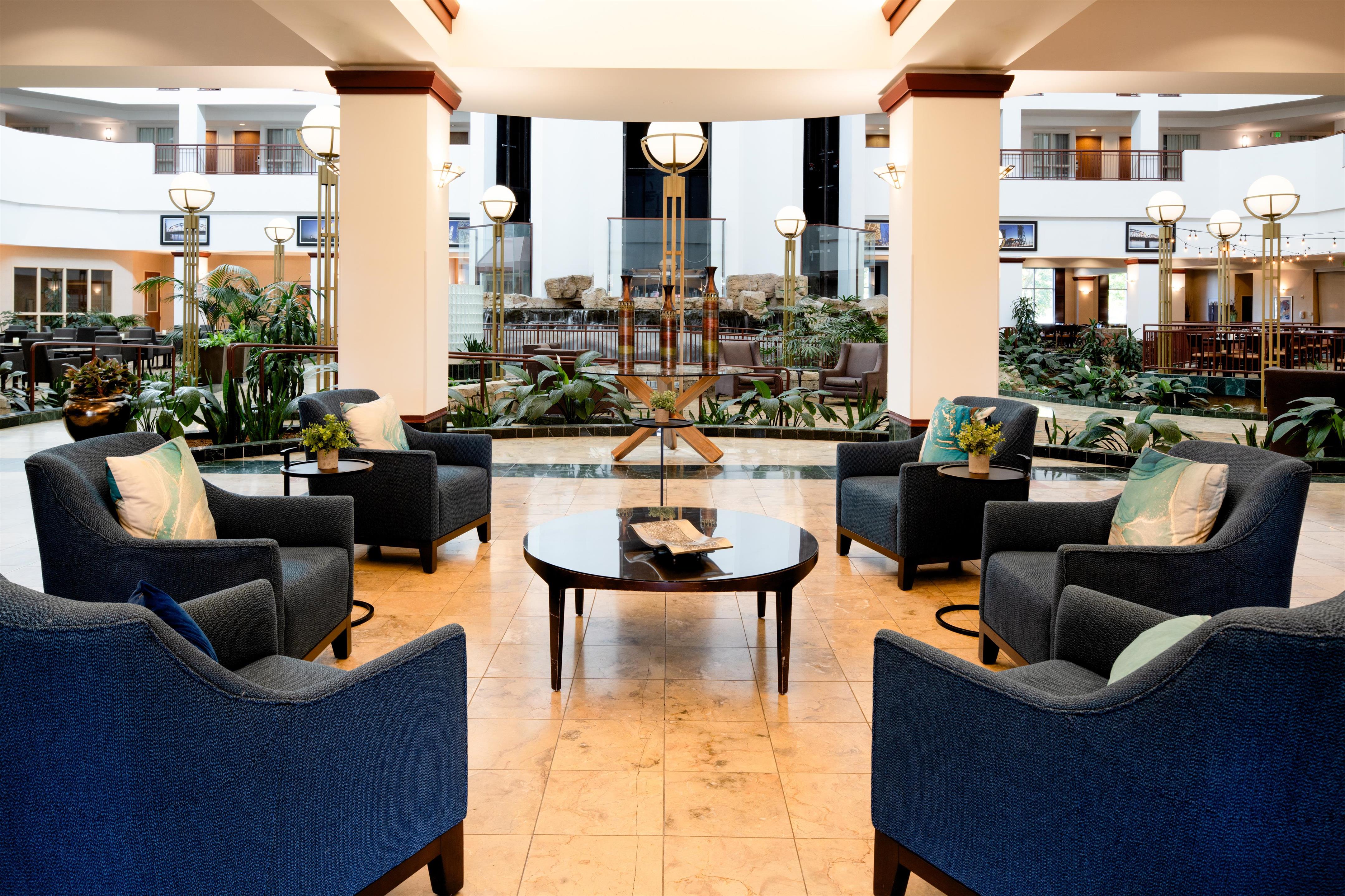 Lobby | Embassy Suites by Hilton Portland Airport