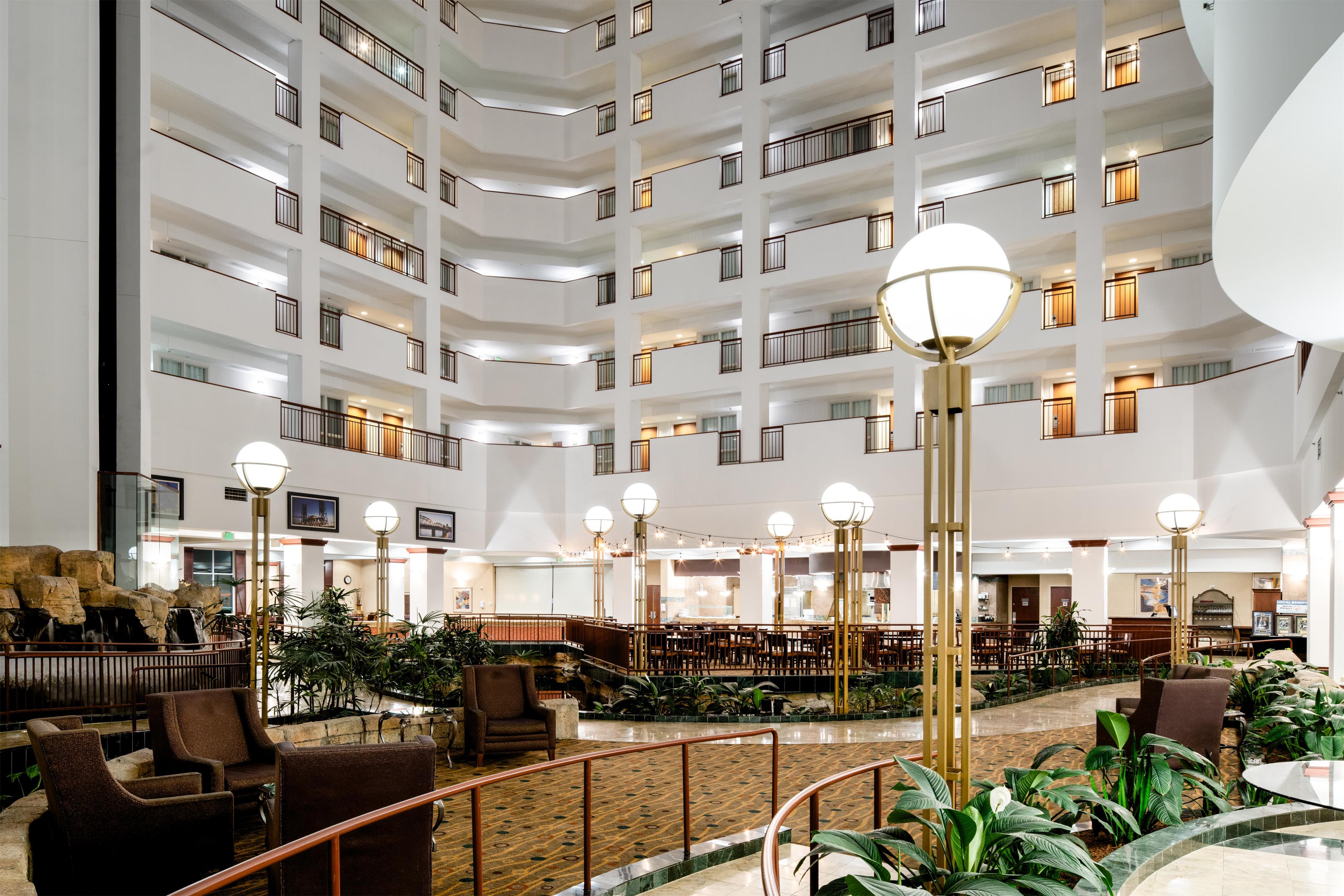 Lobby | Embassy Suites by Hilton Portland Airport