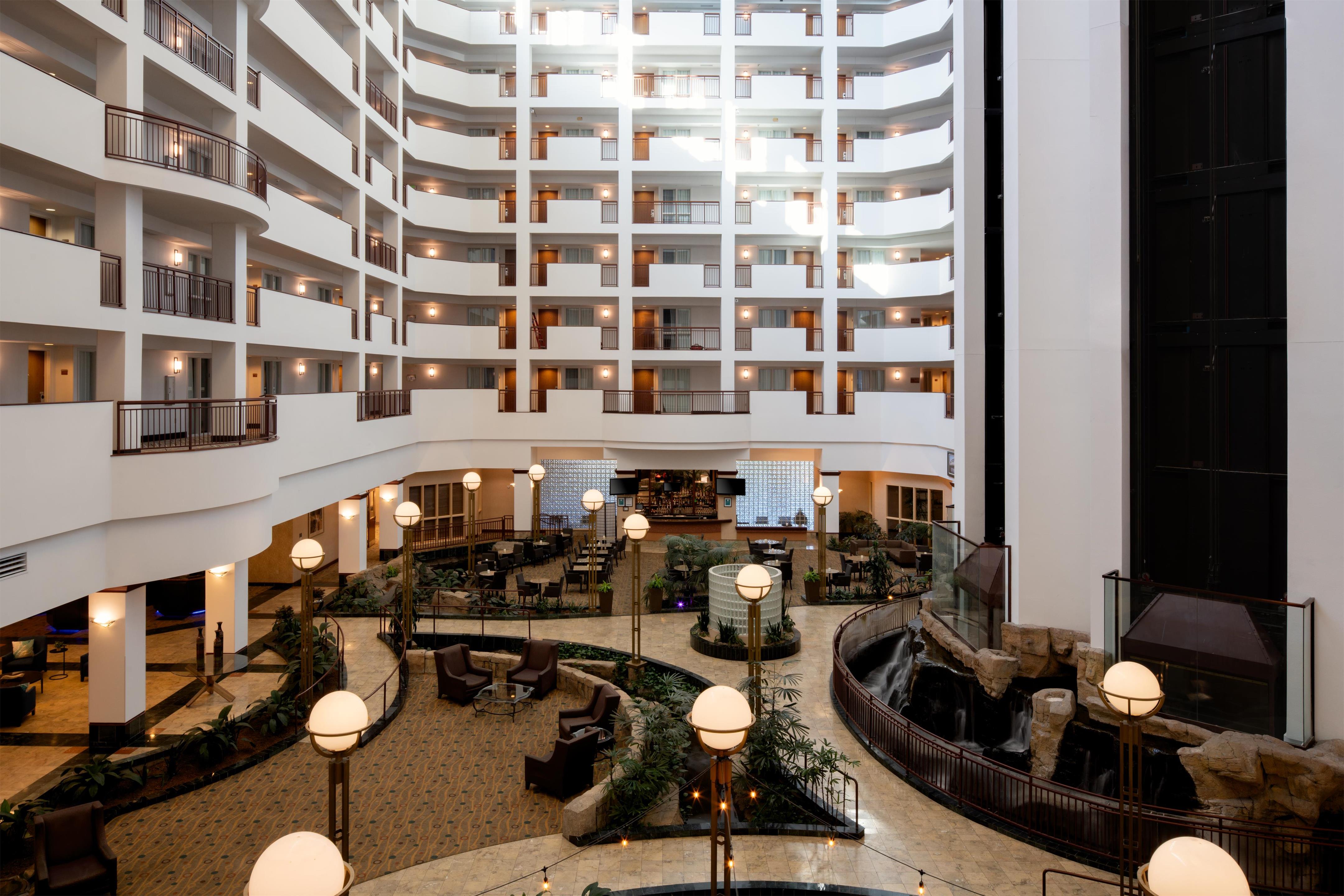 Lobby | Embassy Suites by Hilton Portland Airport