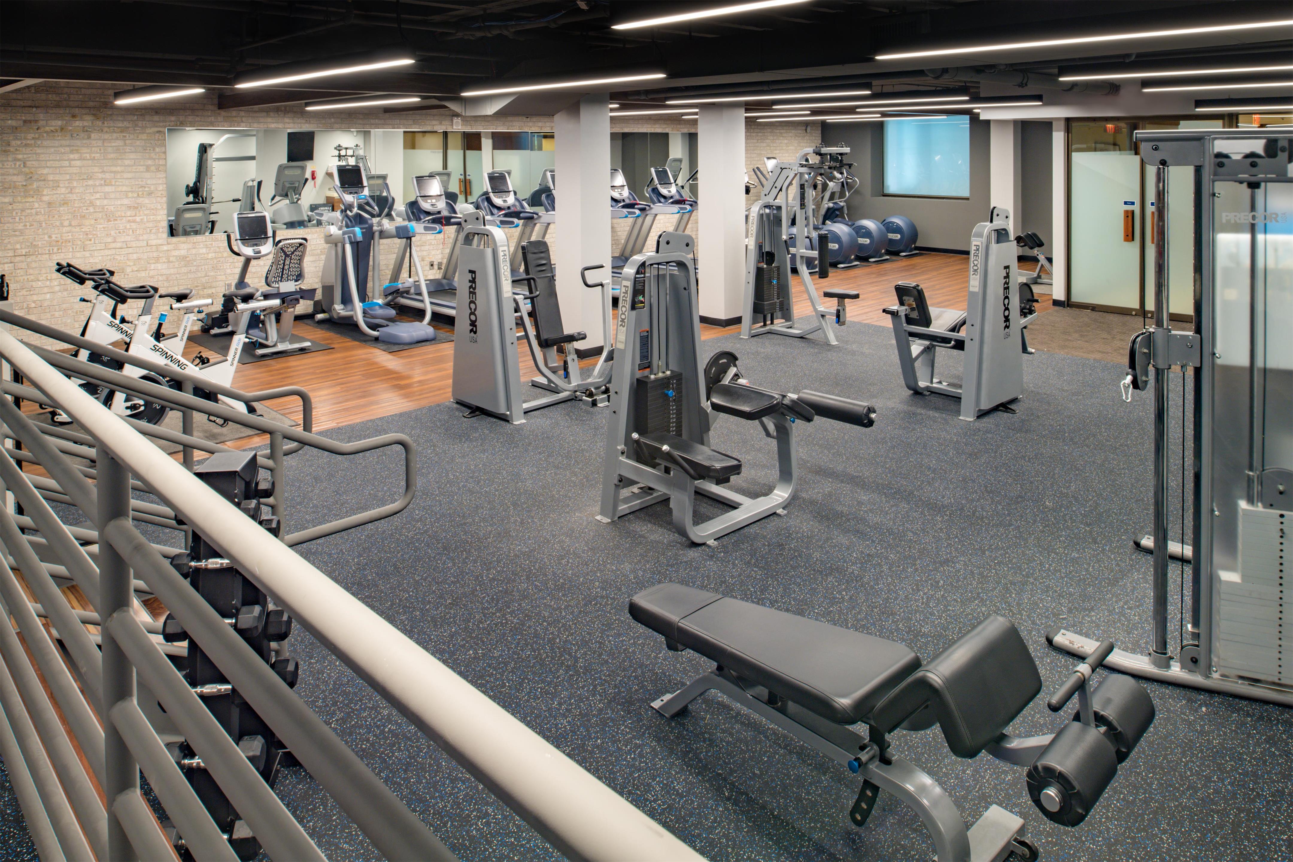 Health club fitness center gym | Hilton Portland Downtown