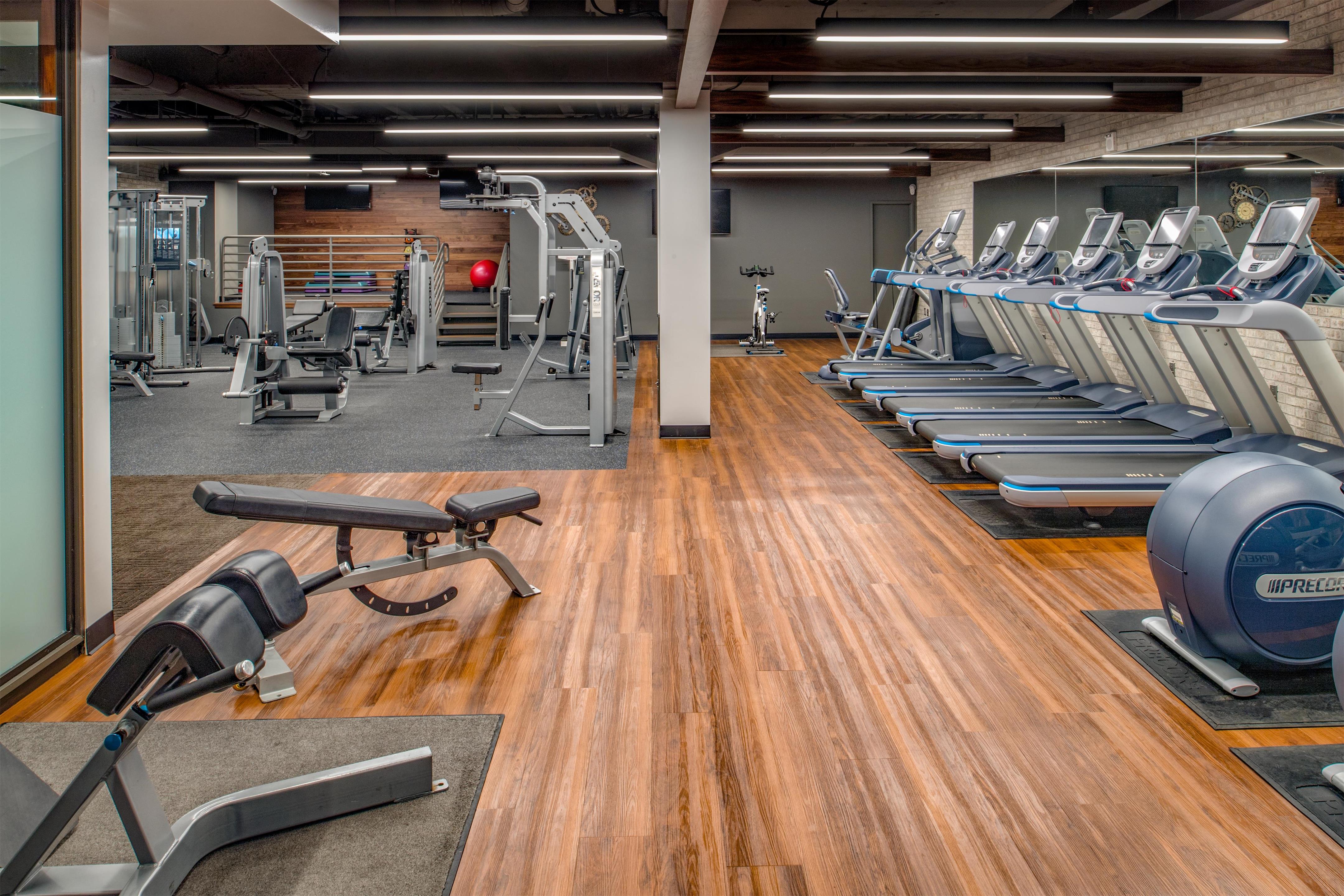 Health club fitness center gym | Hilton Portland Downtown