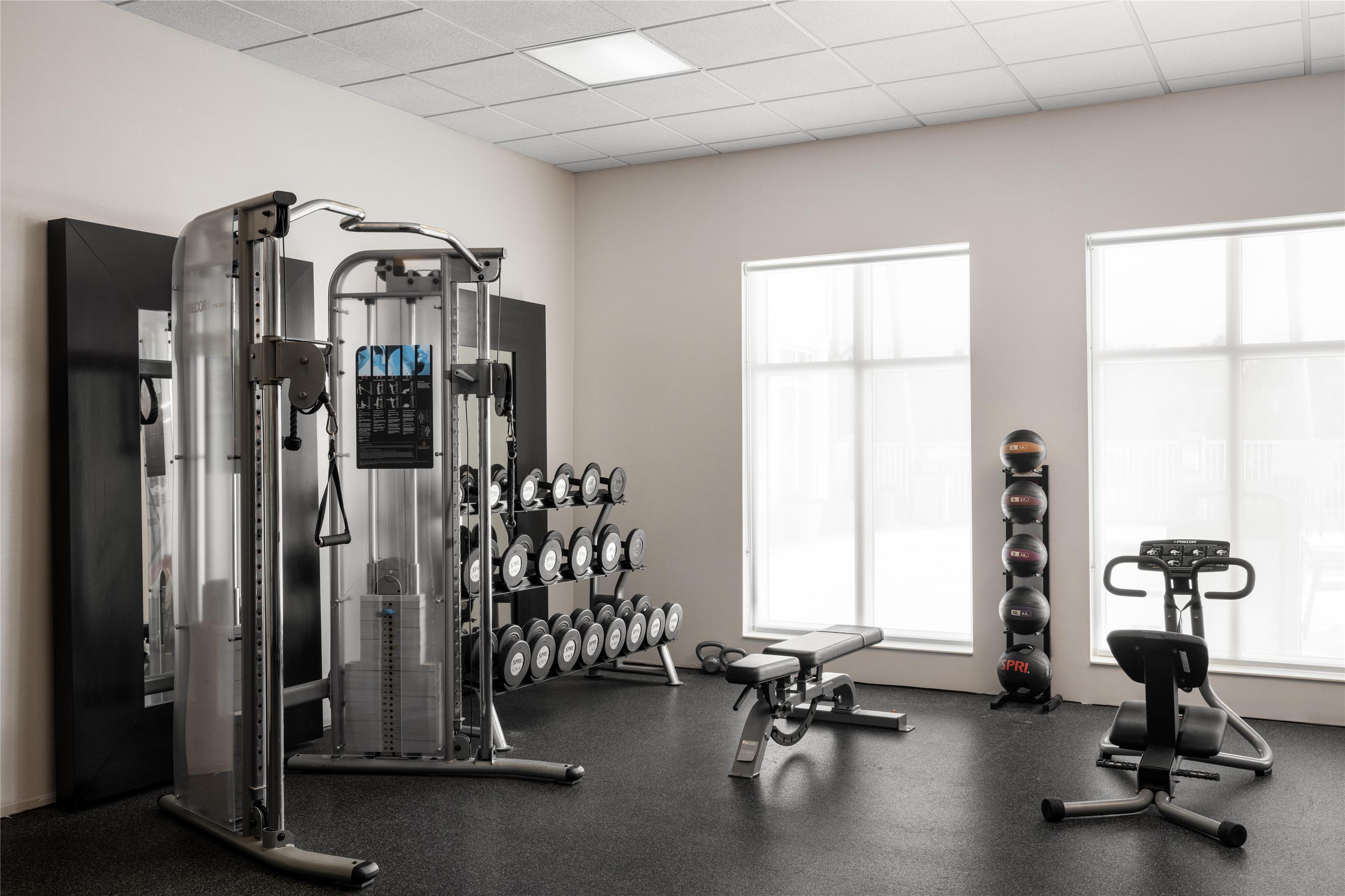 Health club fitness center gym | Hilton Garden Inn Pascagoula