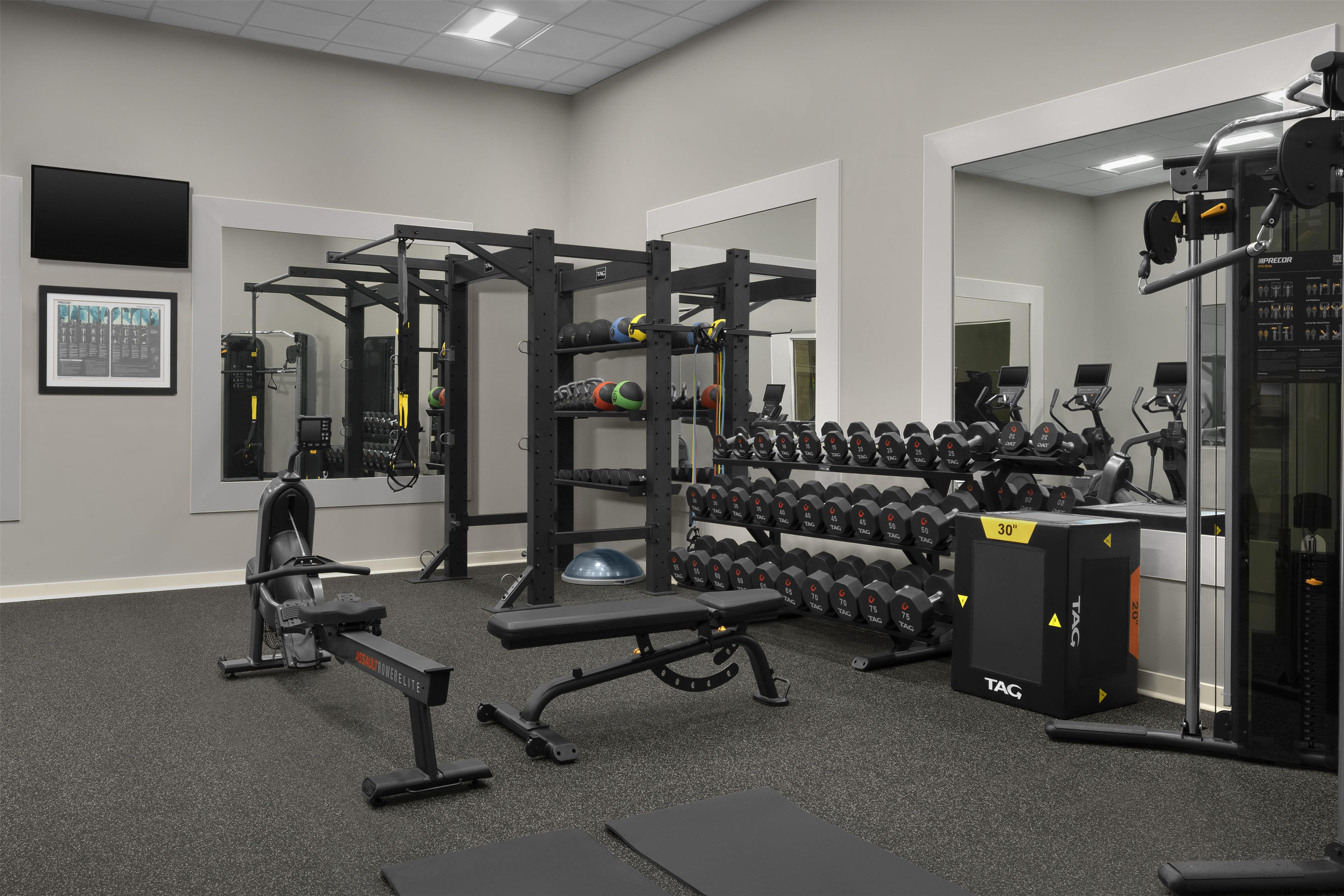 Health club fitness center gym