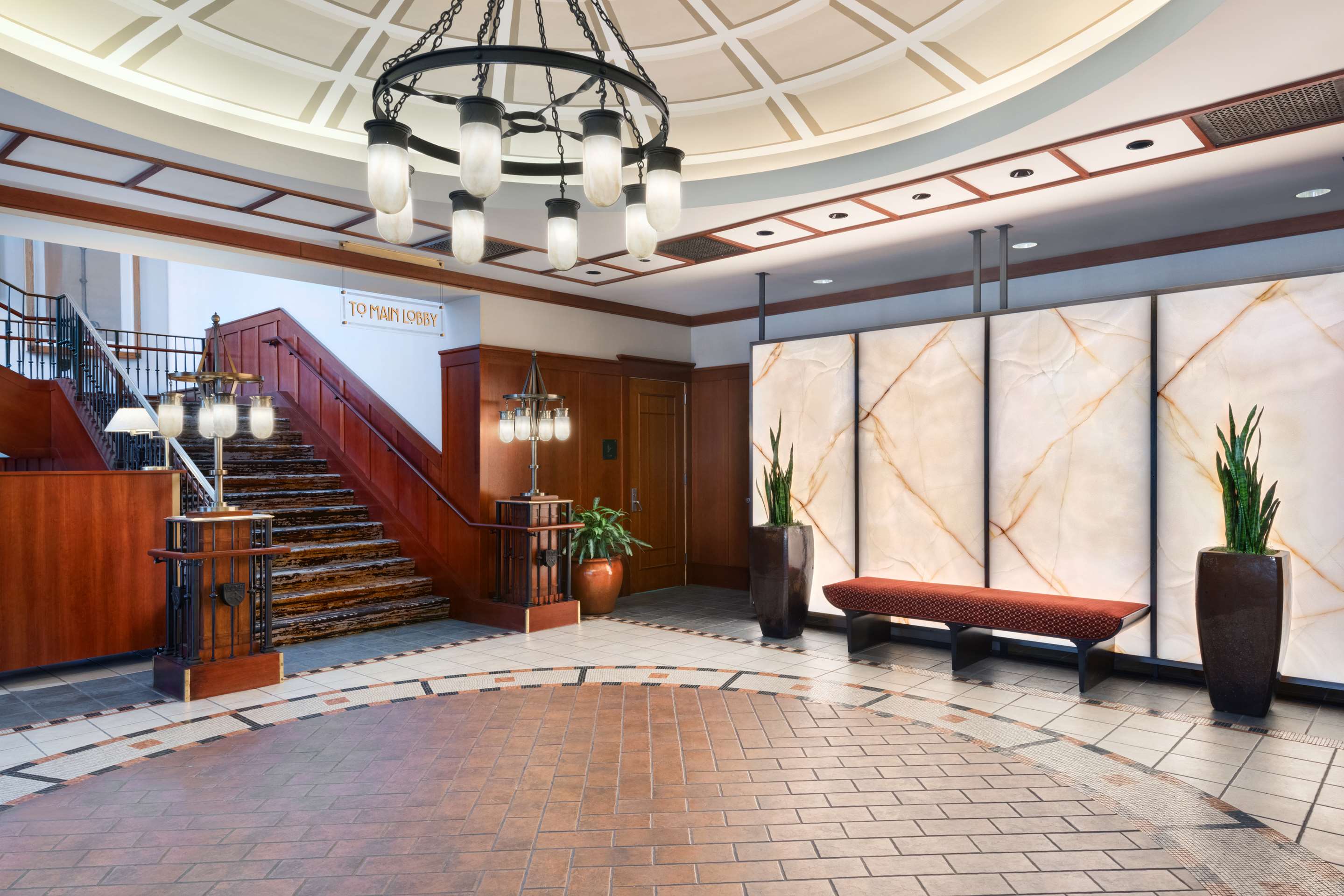 Lobby | The Inn at Penn, A Hilton Hotel