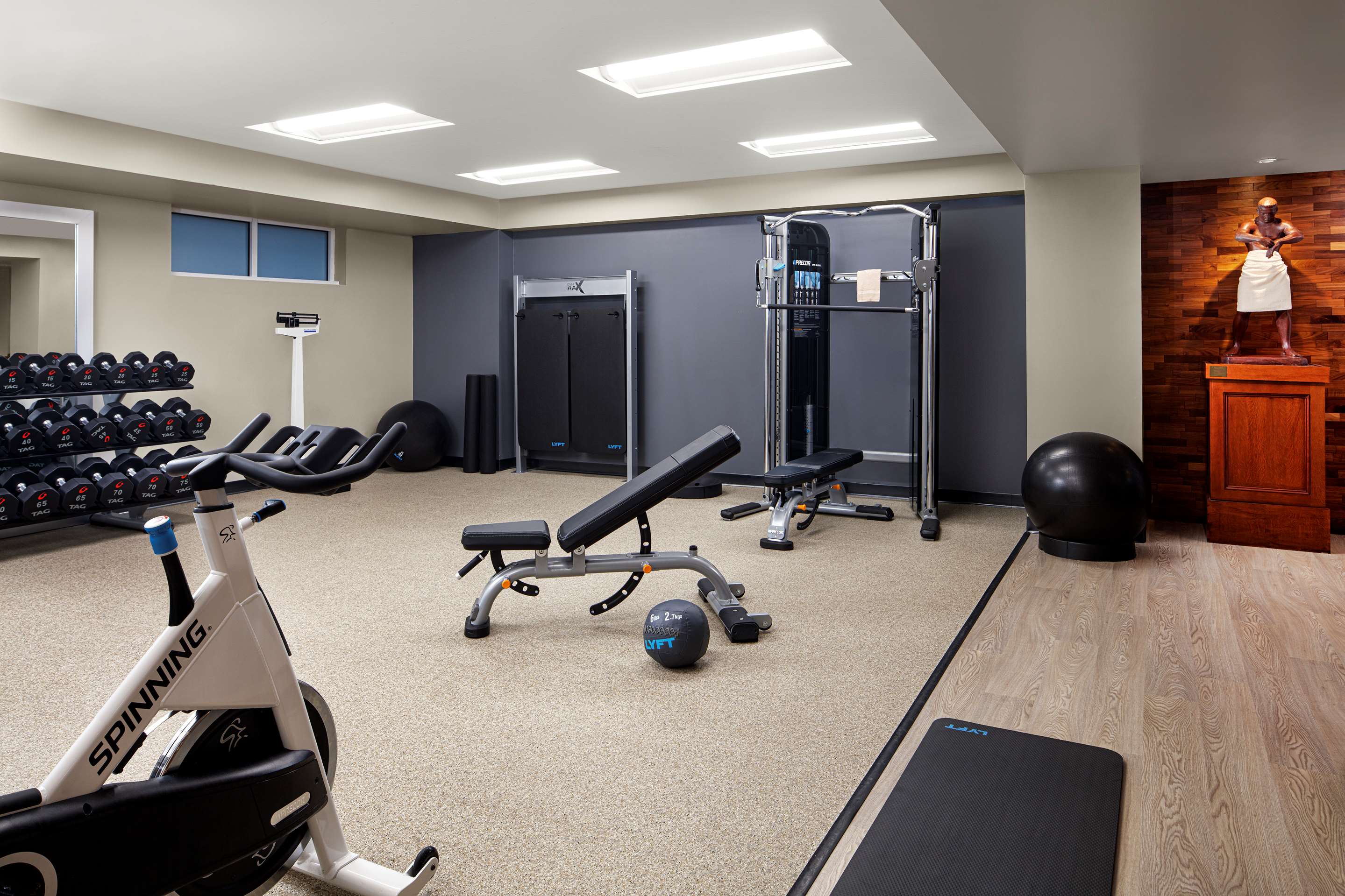 Health club fitness center gym | The Inn at Penn, A Hilton Hotel