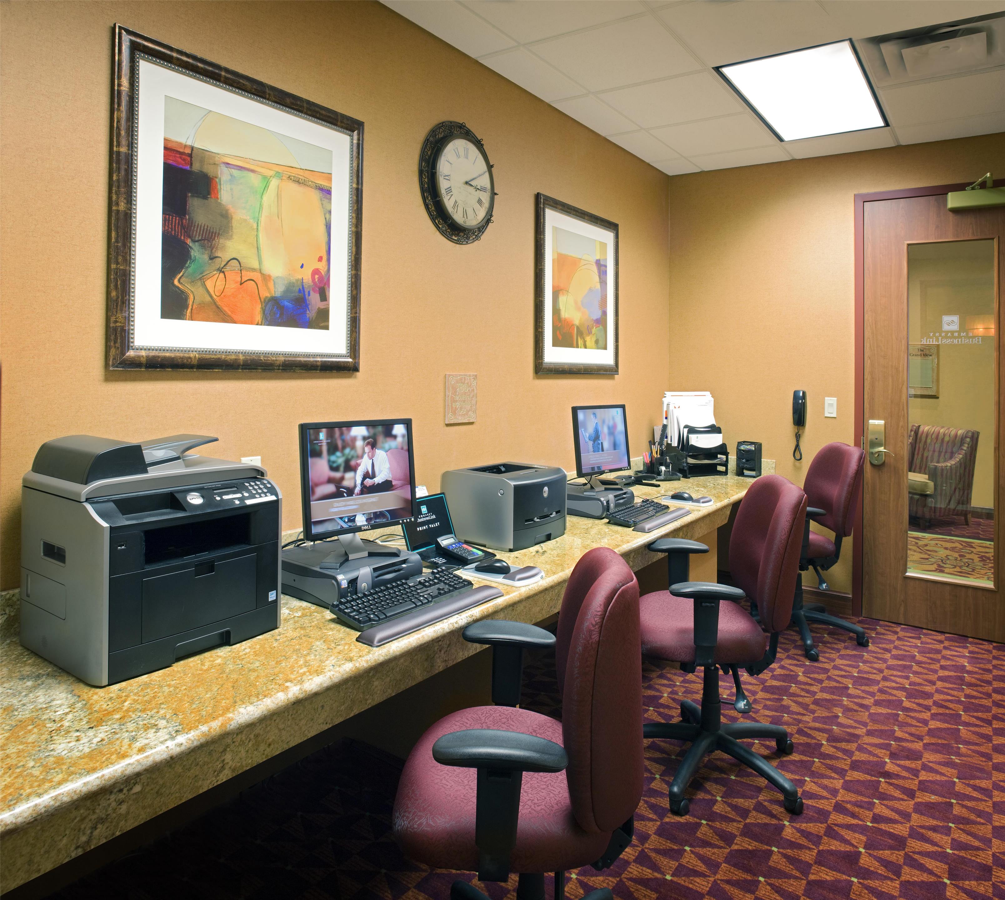 Business Center | Embassy Suites by Hilton E Peoria Riverfront Conf Center