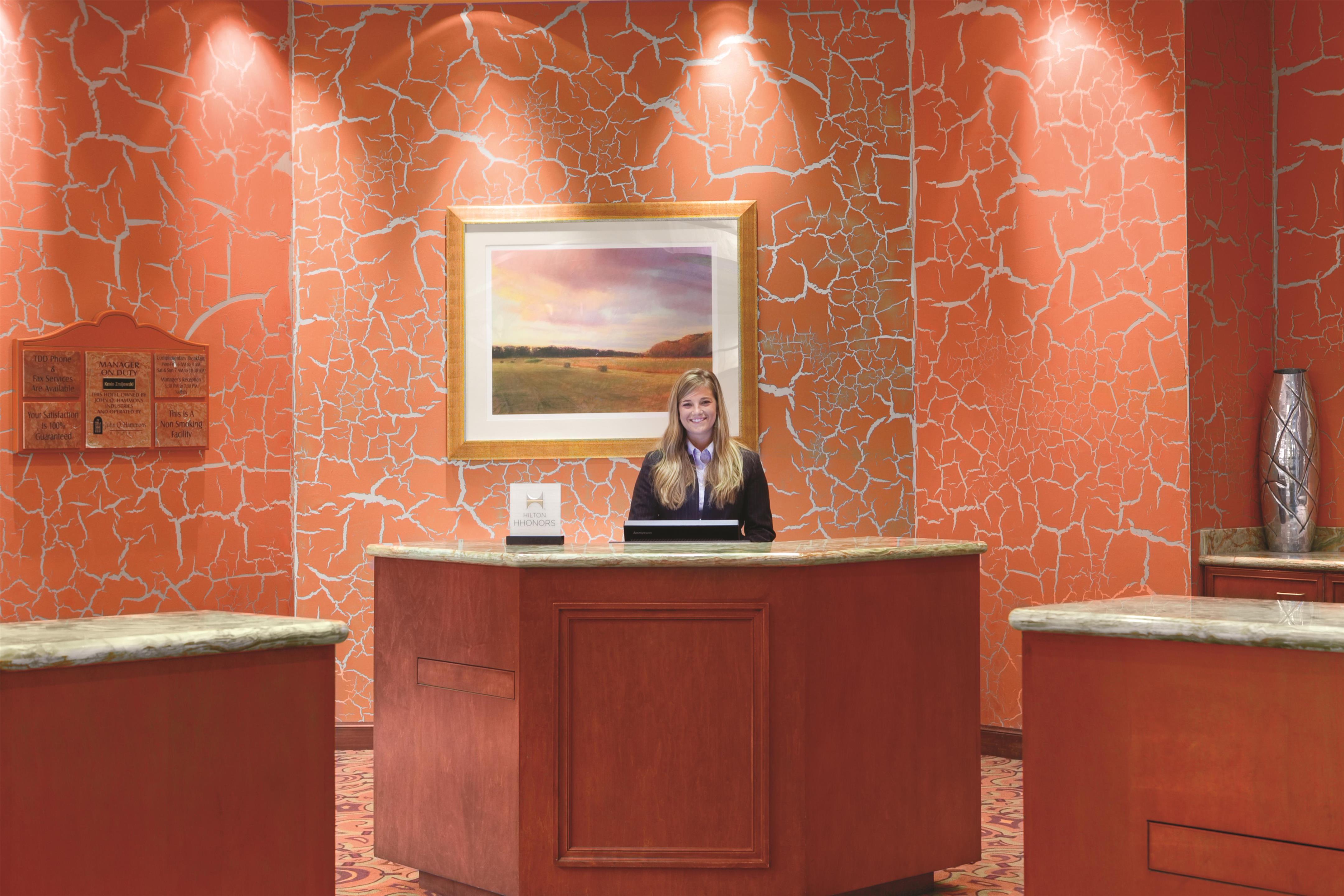 Reception | Embassy Suites by Hilton E Peoria Riverfront Conf Center
