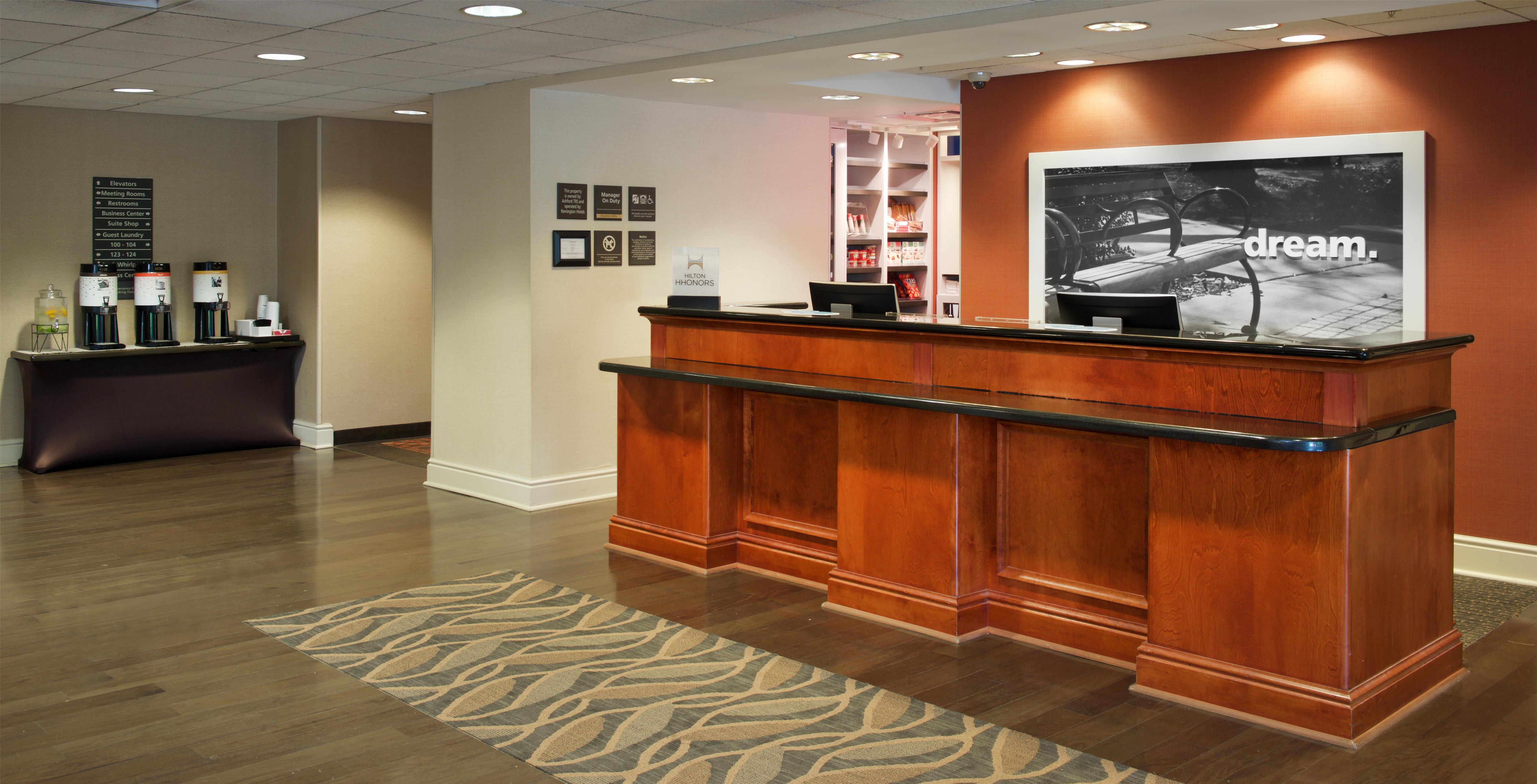 Reception | Hampton Inn & Suites Pittsburgh-Meadow Lands