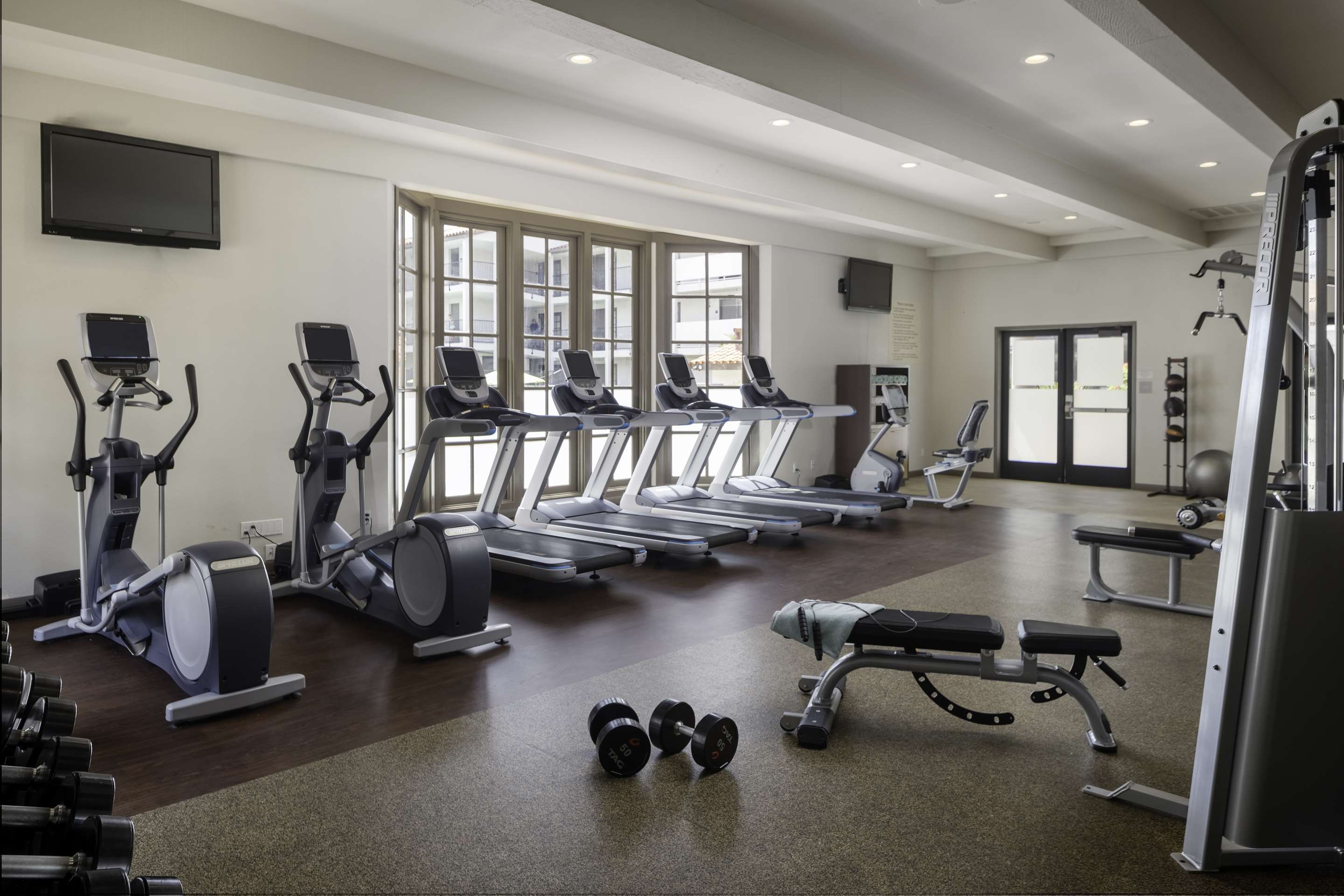 Health club fitness center gym | Embassy Suites by Hilton Palm Desert