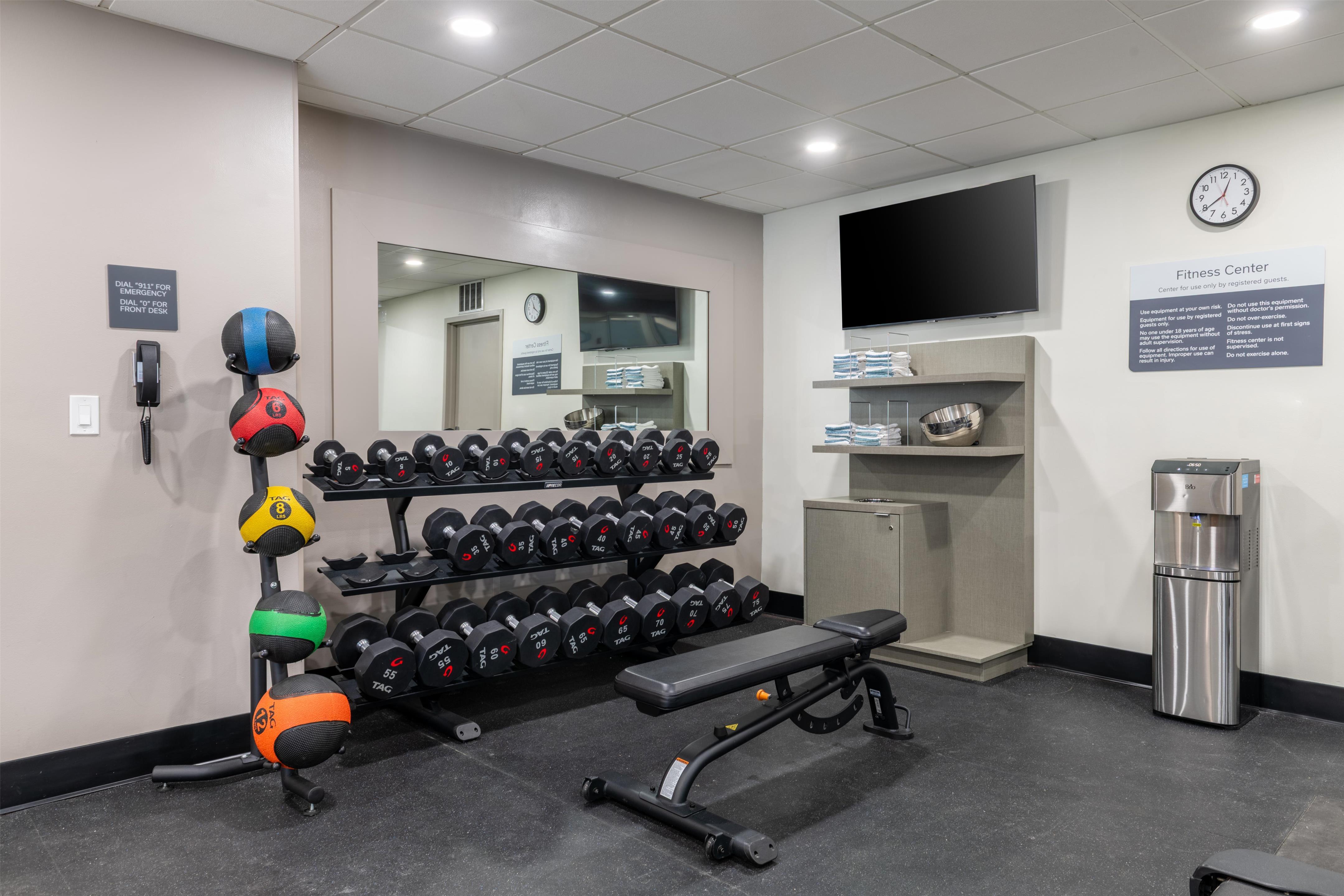 Health club fitness center gym | Hilton Garden Inn Portland Airport/Jetport